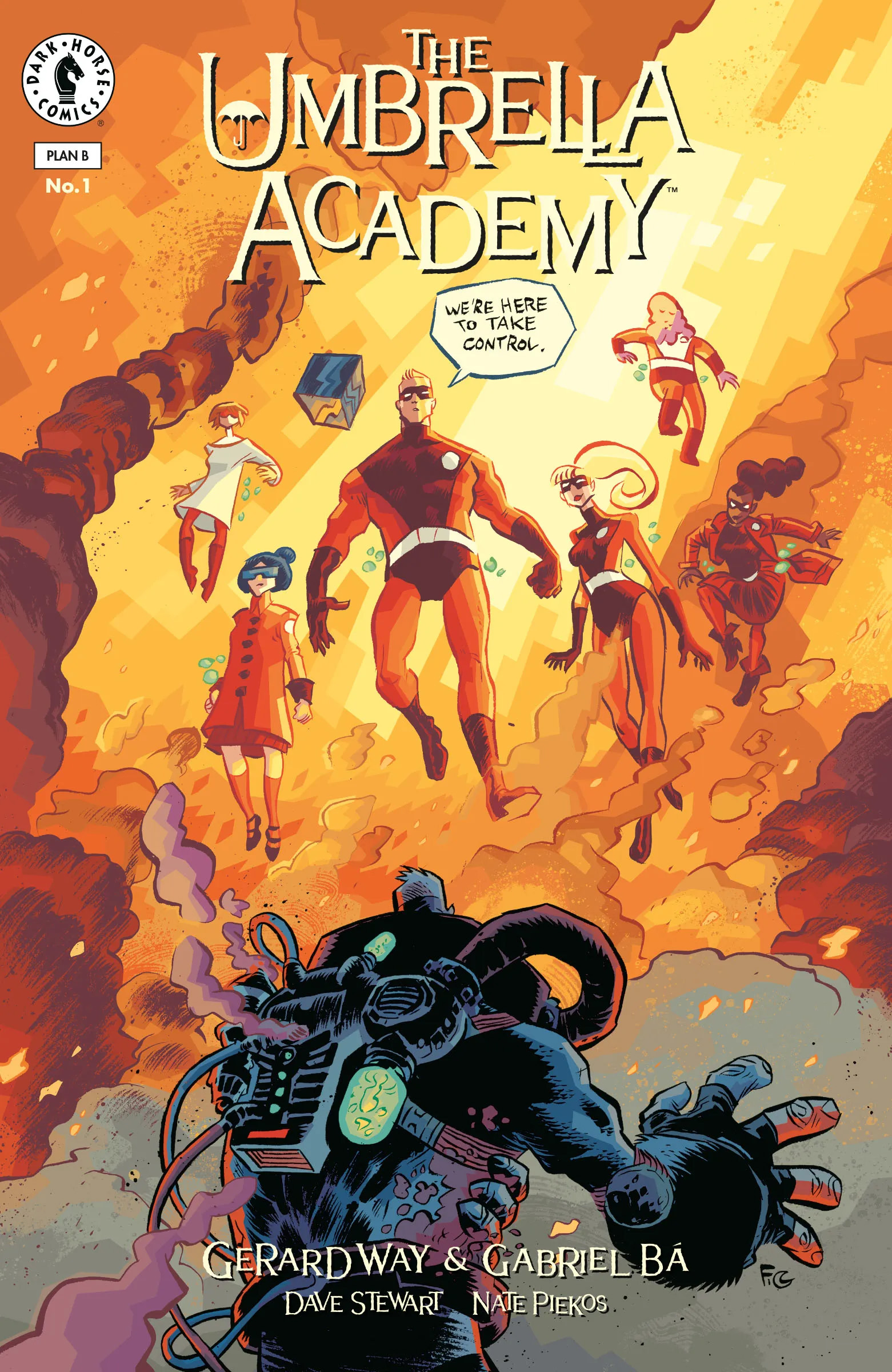 Cover art for The Umbrella Academy: Plan B #1.