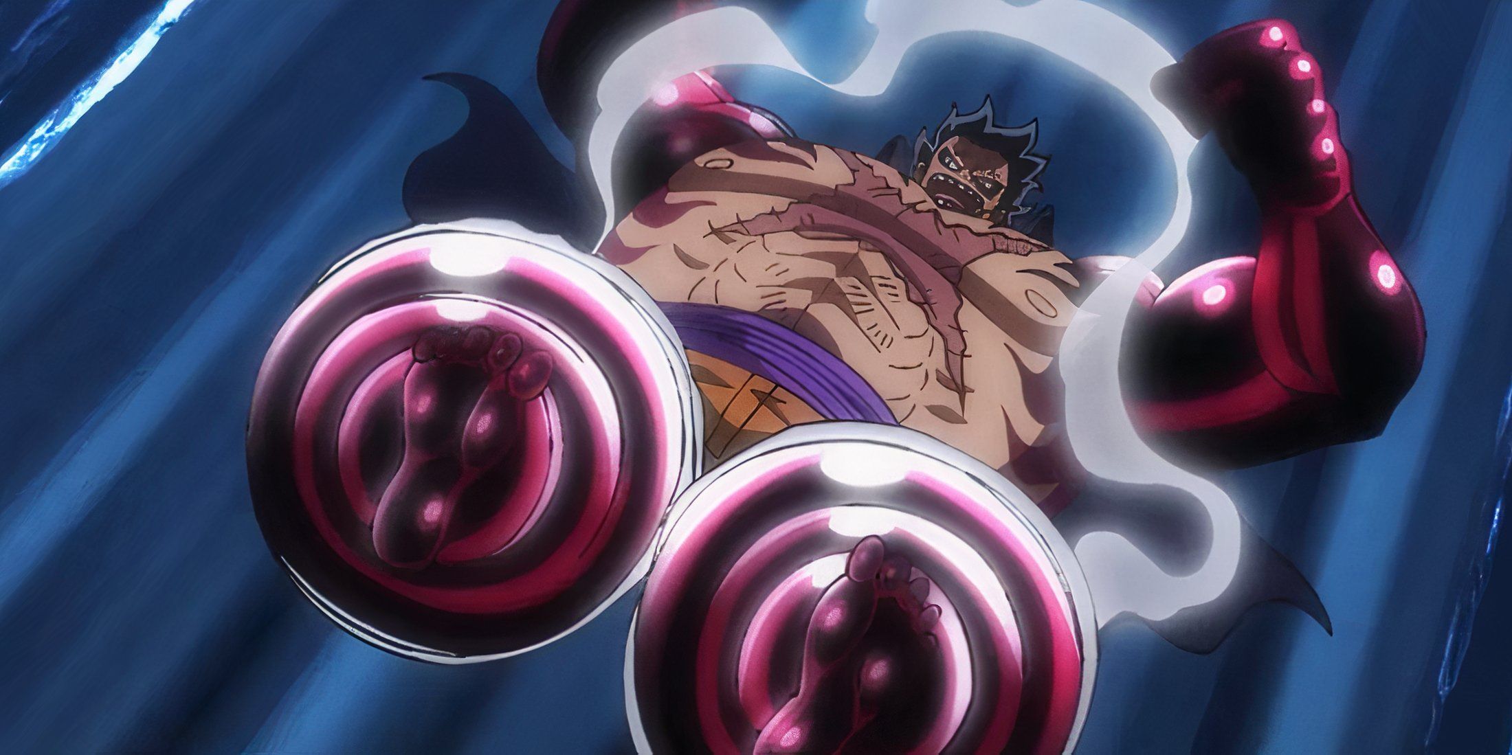 One Piece Luffy Gear 4 Rhino Schneider