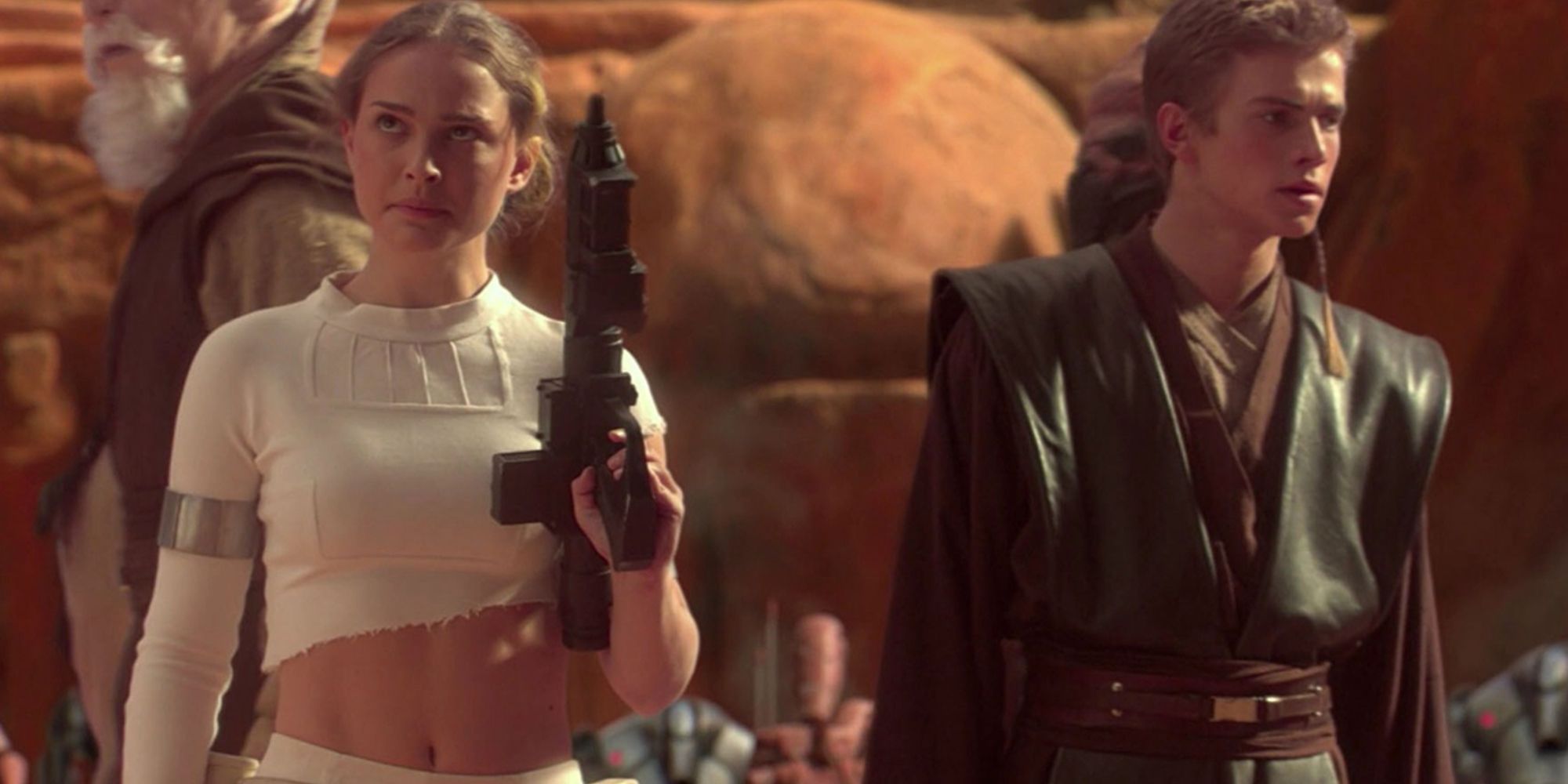 padme and anakin in attack of the clones