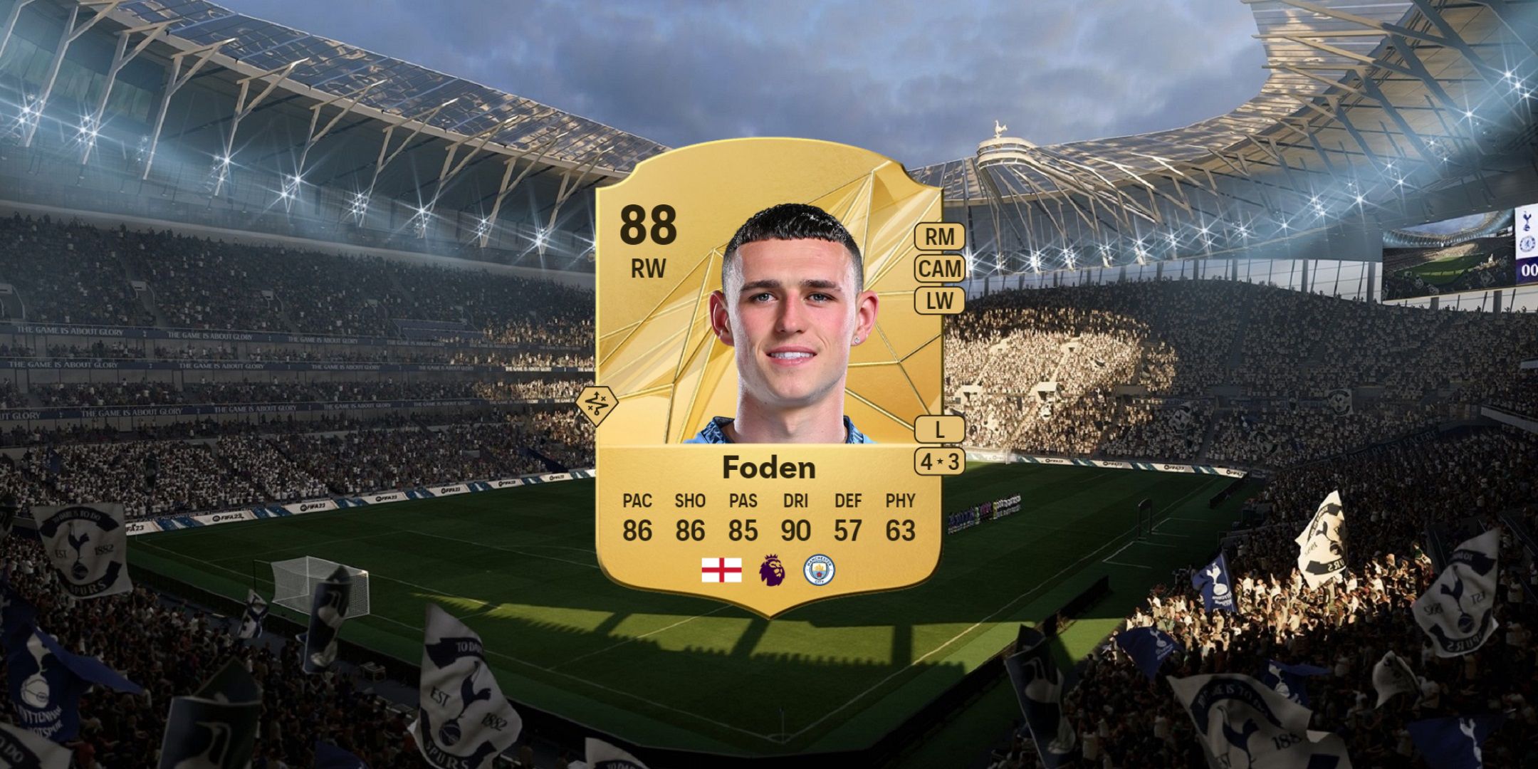 Phil Foden's card in EA Sports FC 25.