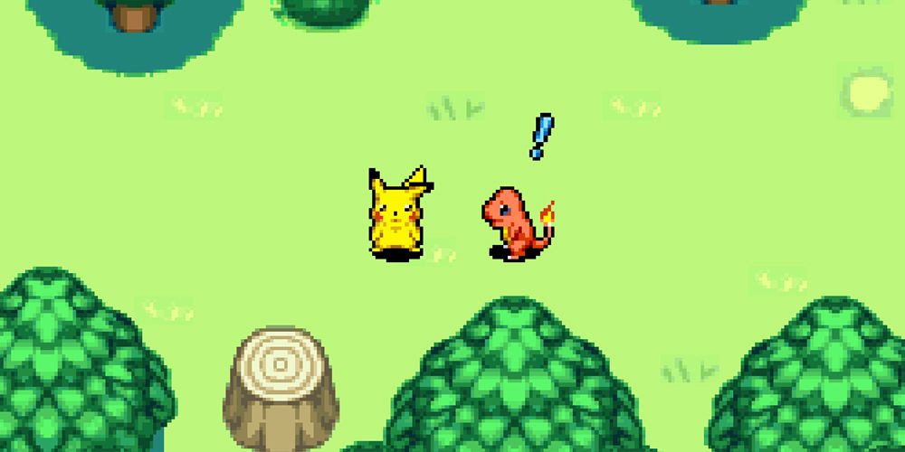 Pokemon Mystery Dungeon Blue Rescue Team charmander pikachu