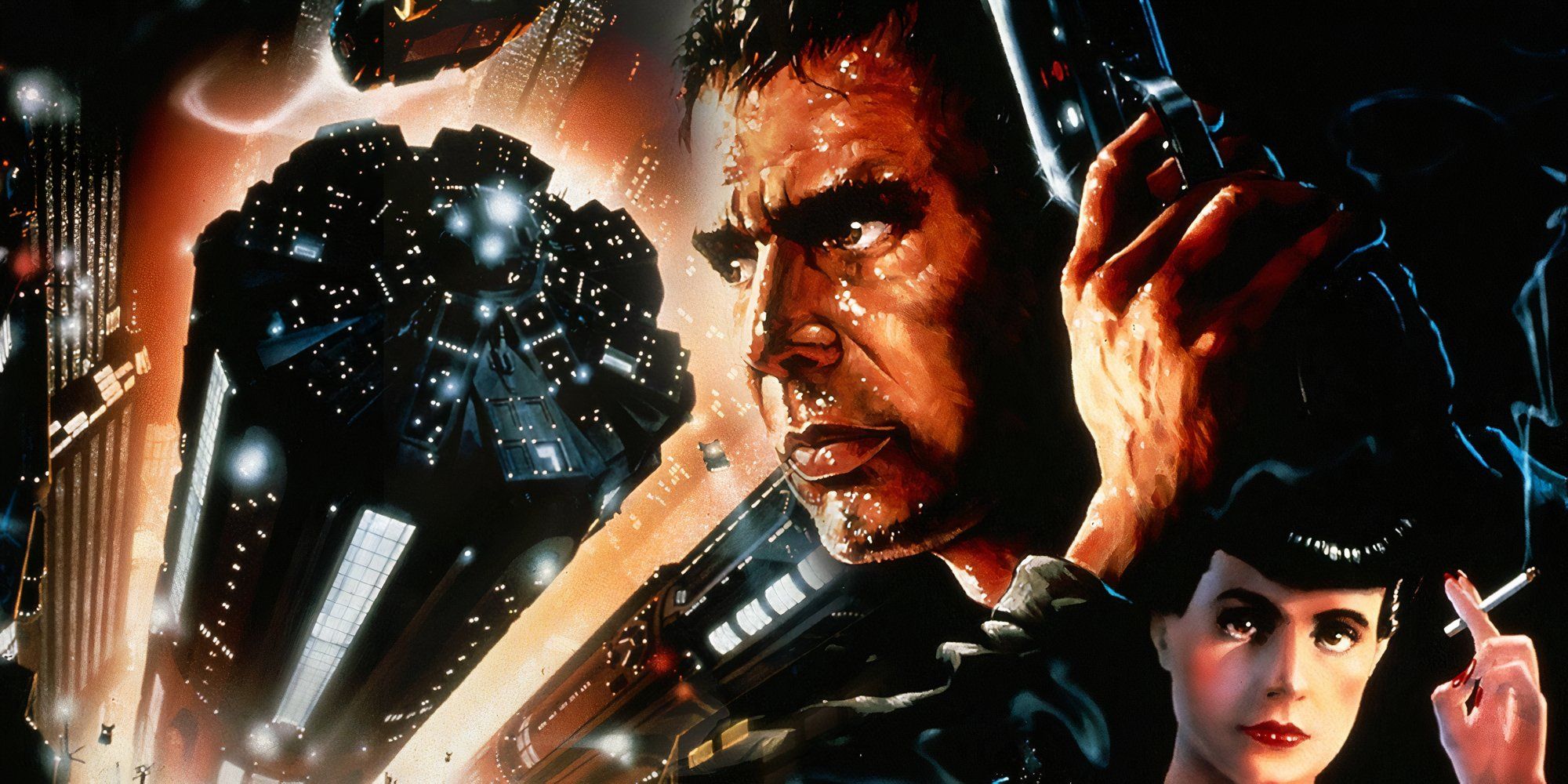 Promo art featuring characters in Blade Runner-1