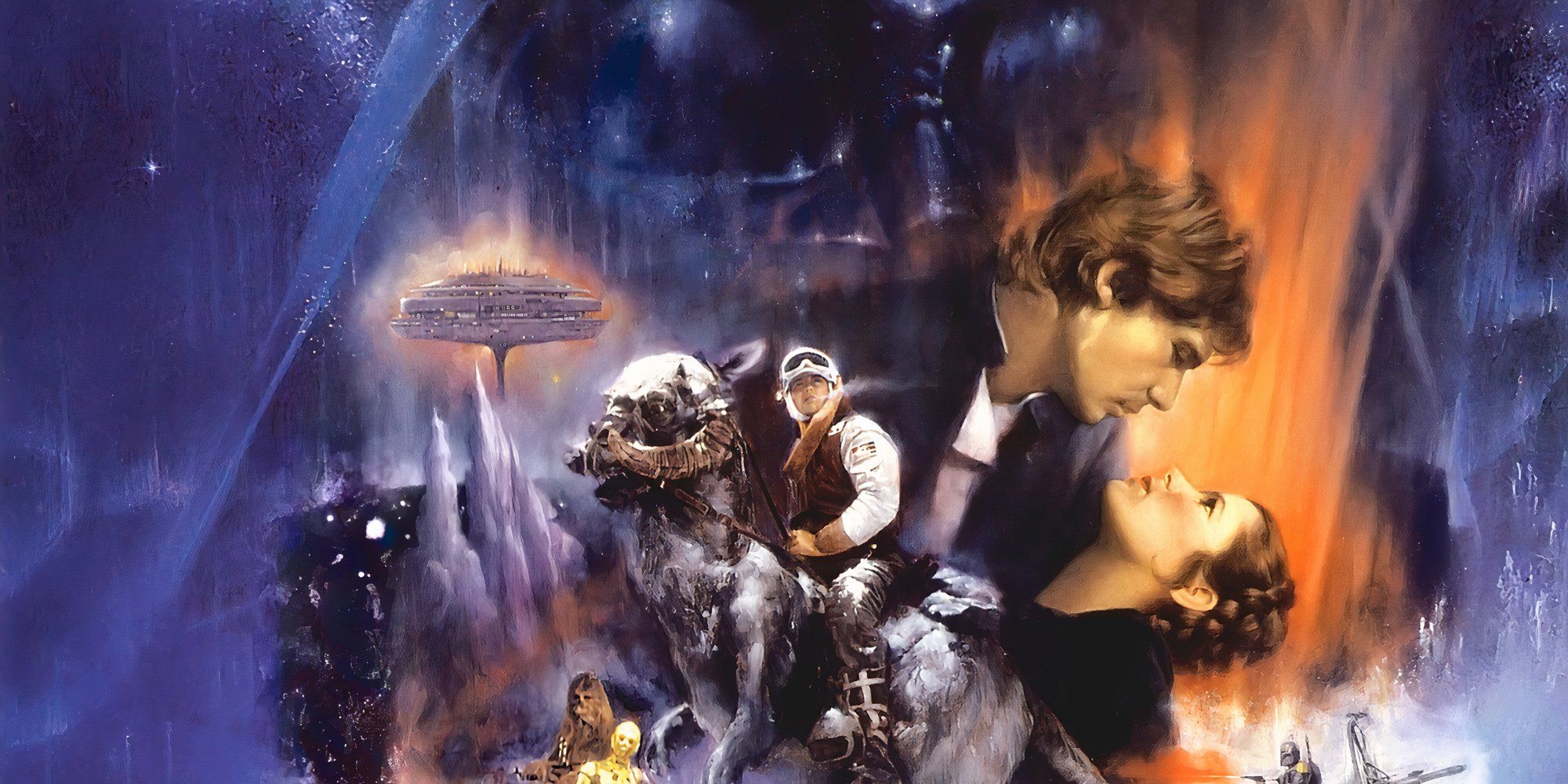 Promo art featuring characters in Star Wars Episode 5 The Empire Strikes-1