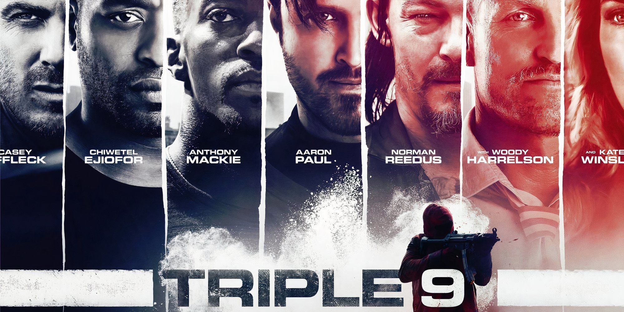 Promo art featuring characters in Triple 9