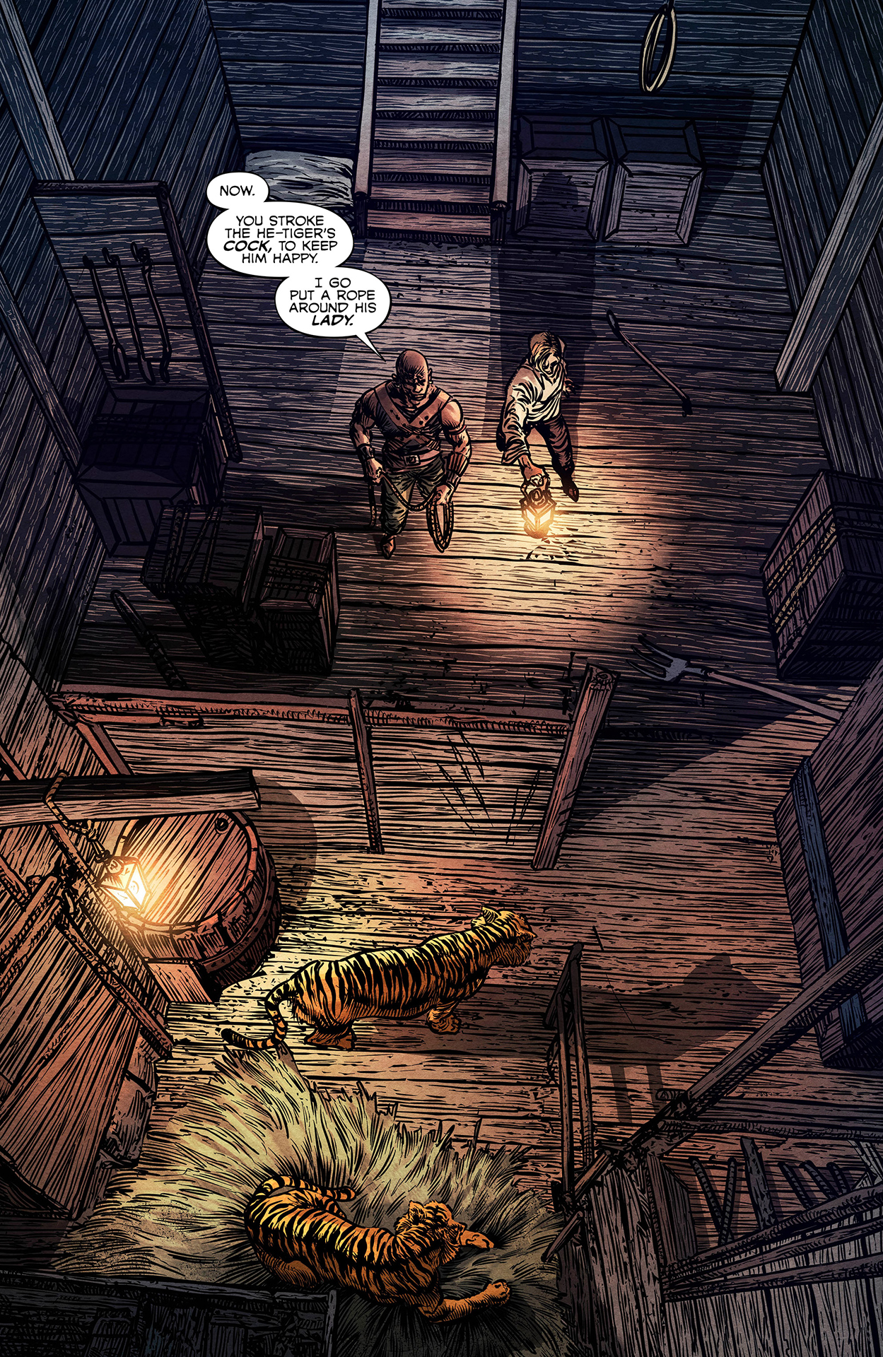 The Lycan #1 interior page