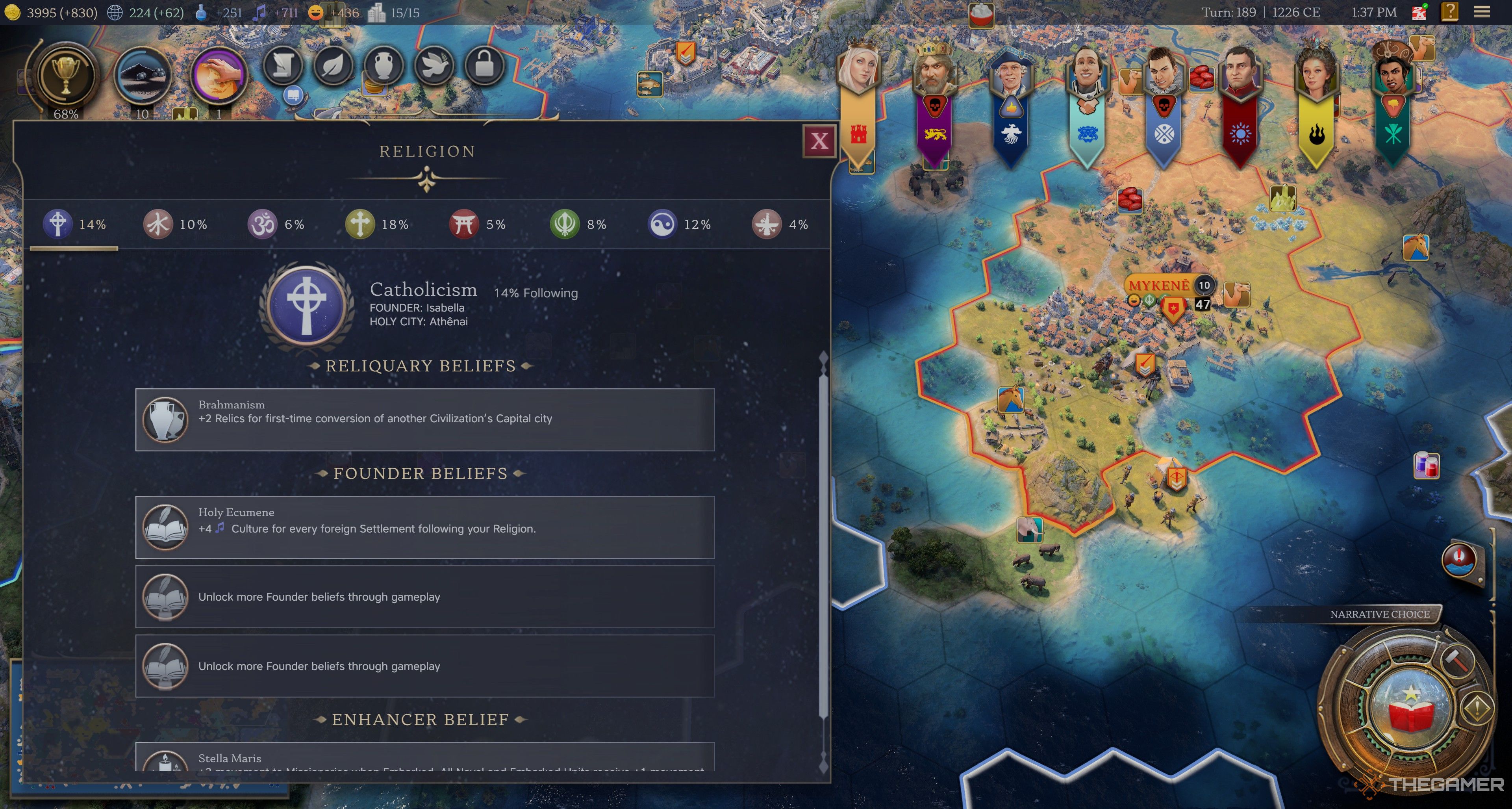 Religion in Civilization 7