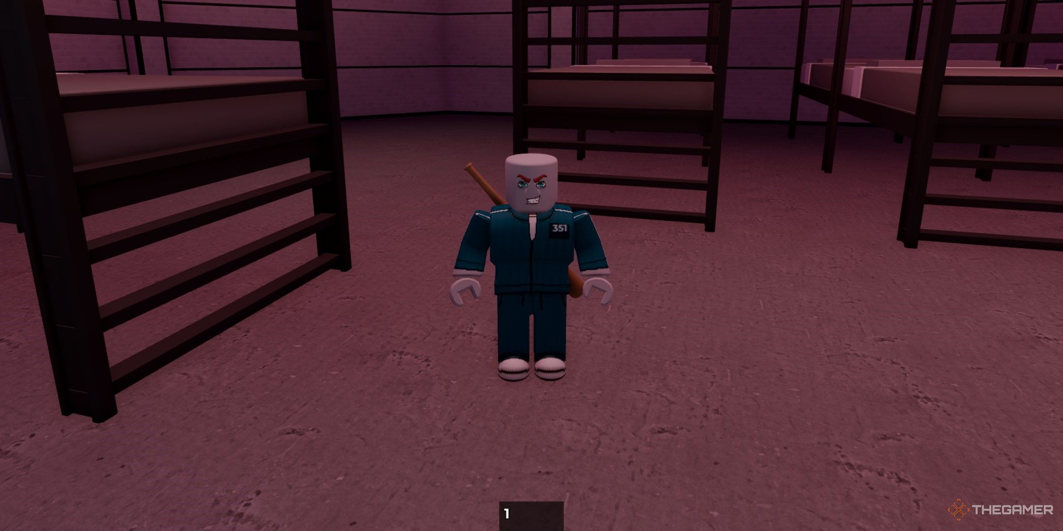 a player in Squiddy Game on Roblox