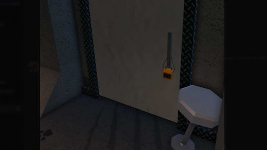 A locked door used to tease the Fisch Mariana's Veil update.