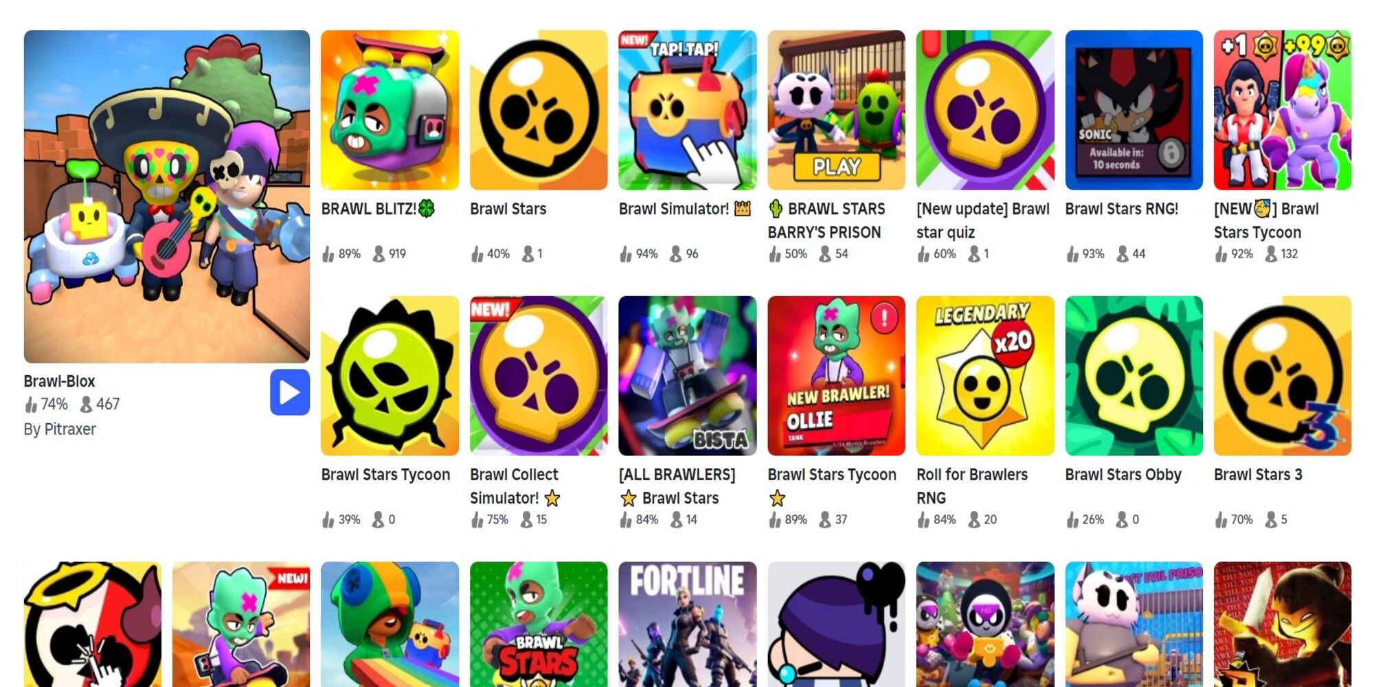 Brawl Stars like games in Roblox