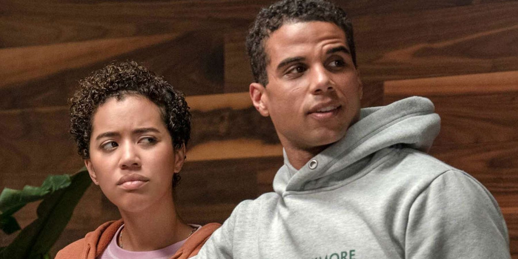 Mindy (Jasmine Savoy Brown) and Chad (Mason Gooding) Meeks-Martin in Scream (2022)