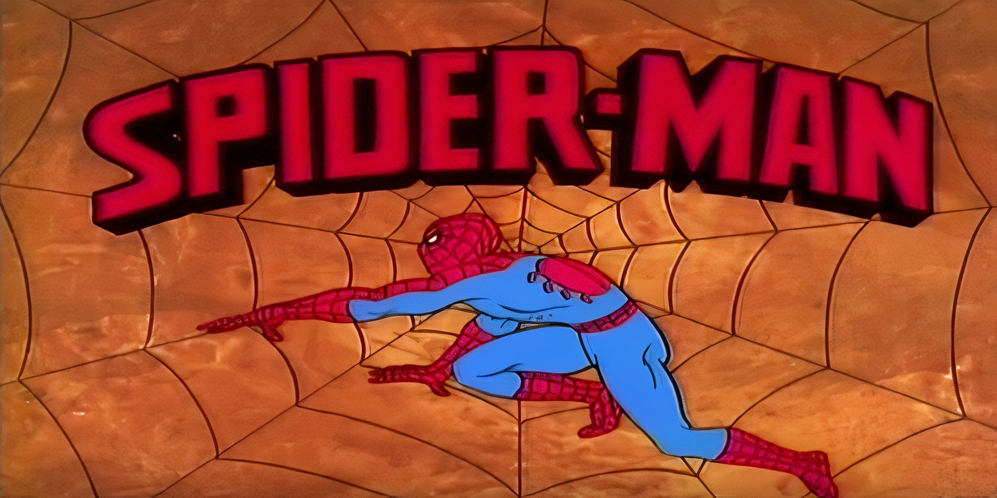 Spider-Man (1981) Title Screen featuring Spider-Man