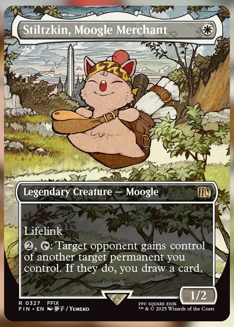 Stiltzkin, Moogle Merchant woodblock