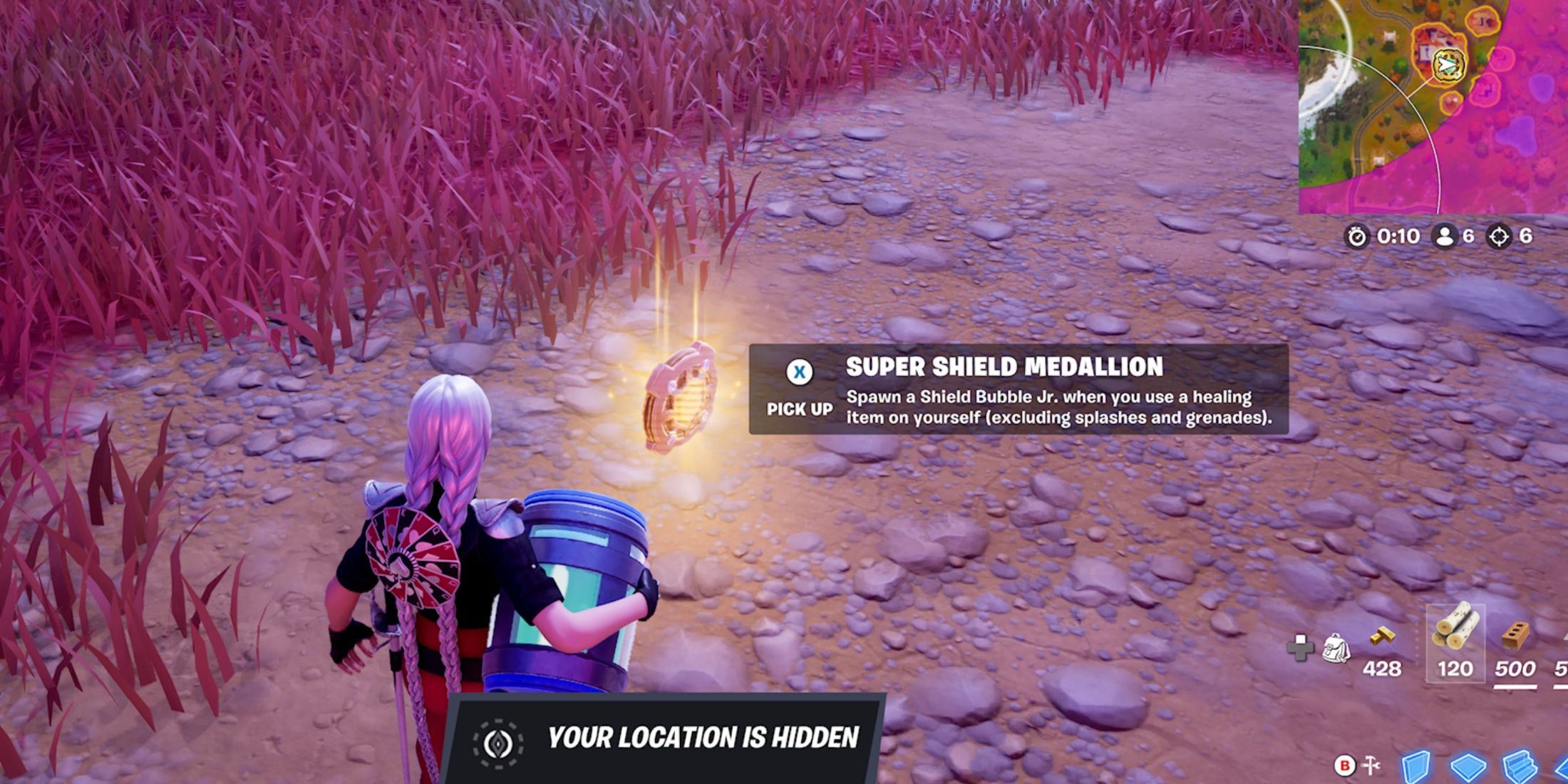 super shield medallion fortnite