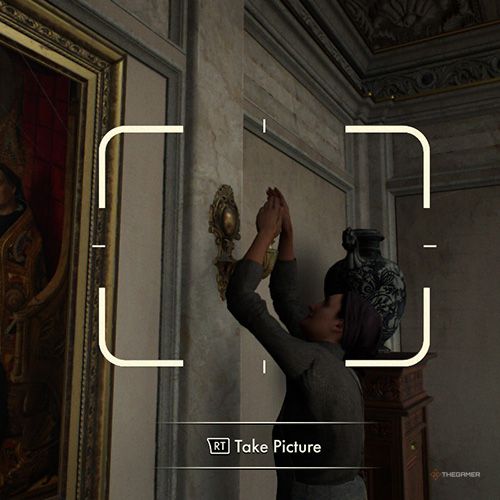 The player takes the photo of the Fixture Work in Indiana Jones And The Great Circle