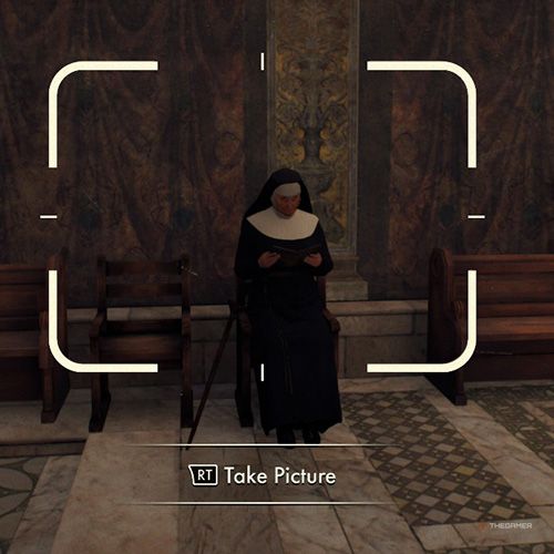 The player takes the photo of the Sister Catherine in Indiana Jones And The Great Circle