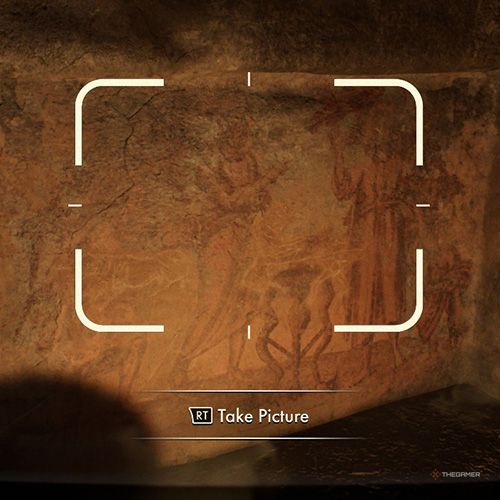 The player takes the photo of the Tomb Fresco in Indiana Jones And The Great Circle