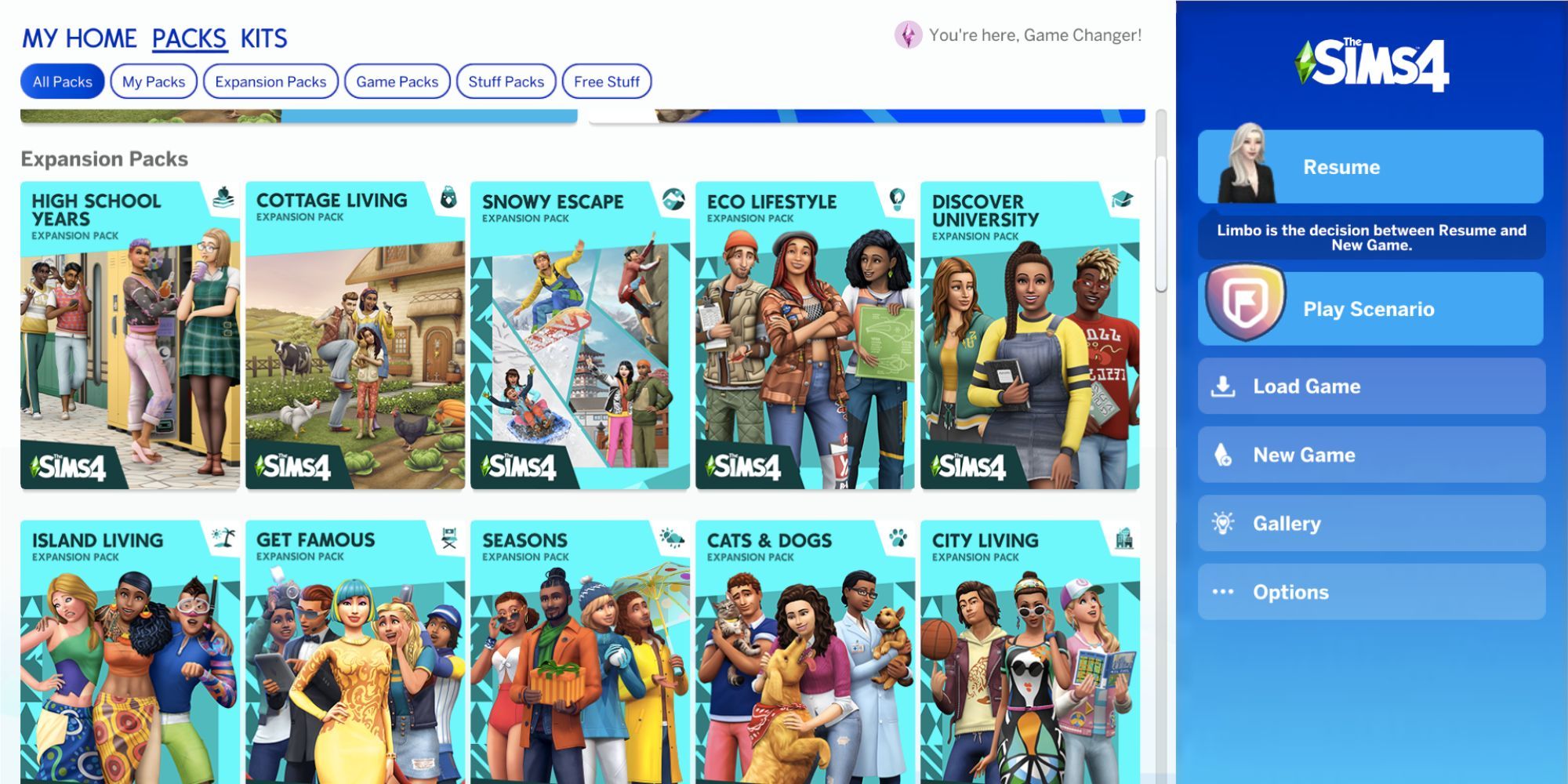 The Sims 4 Packs