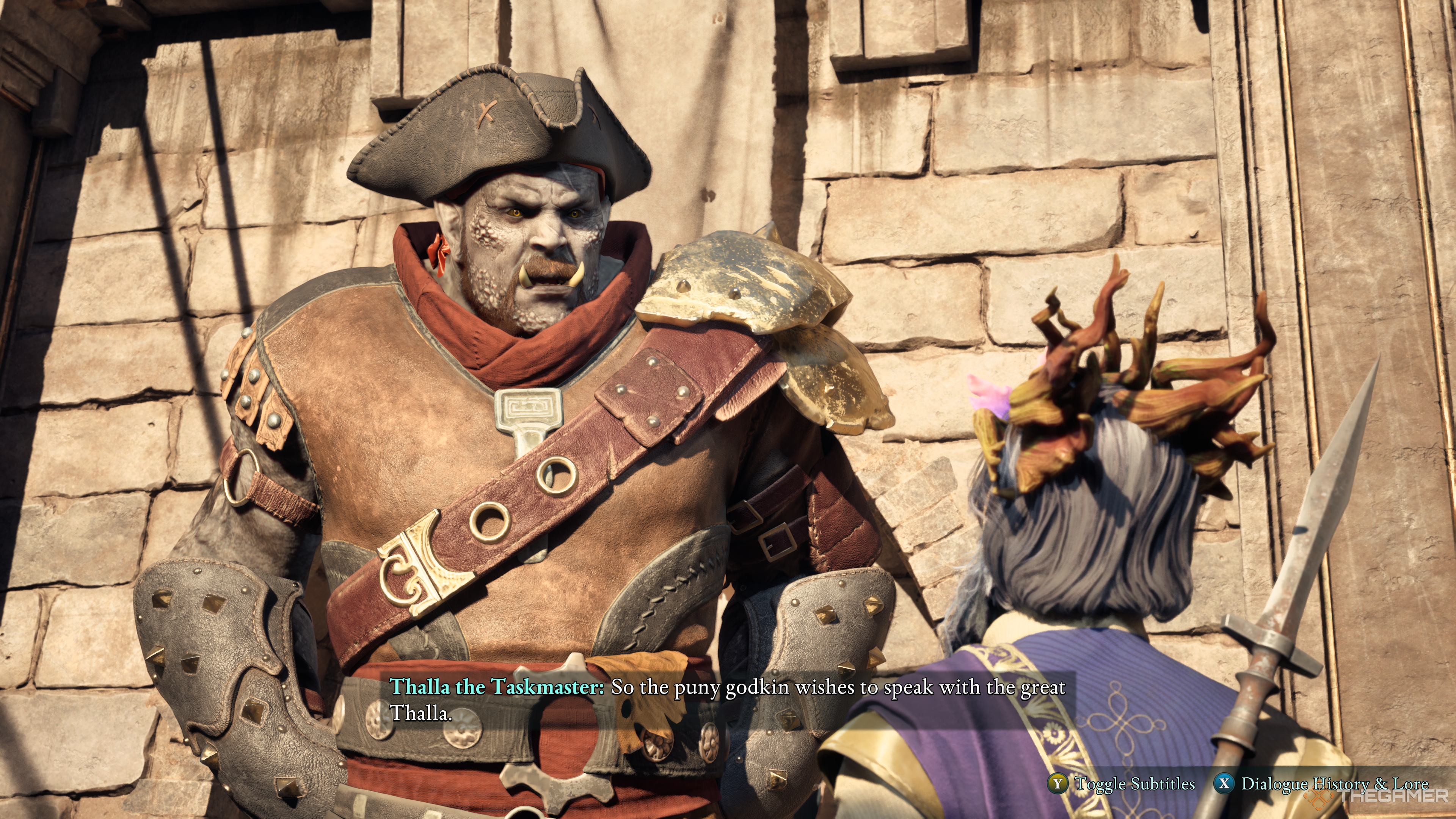 Troll in a pirate hat in Avowed