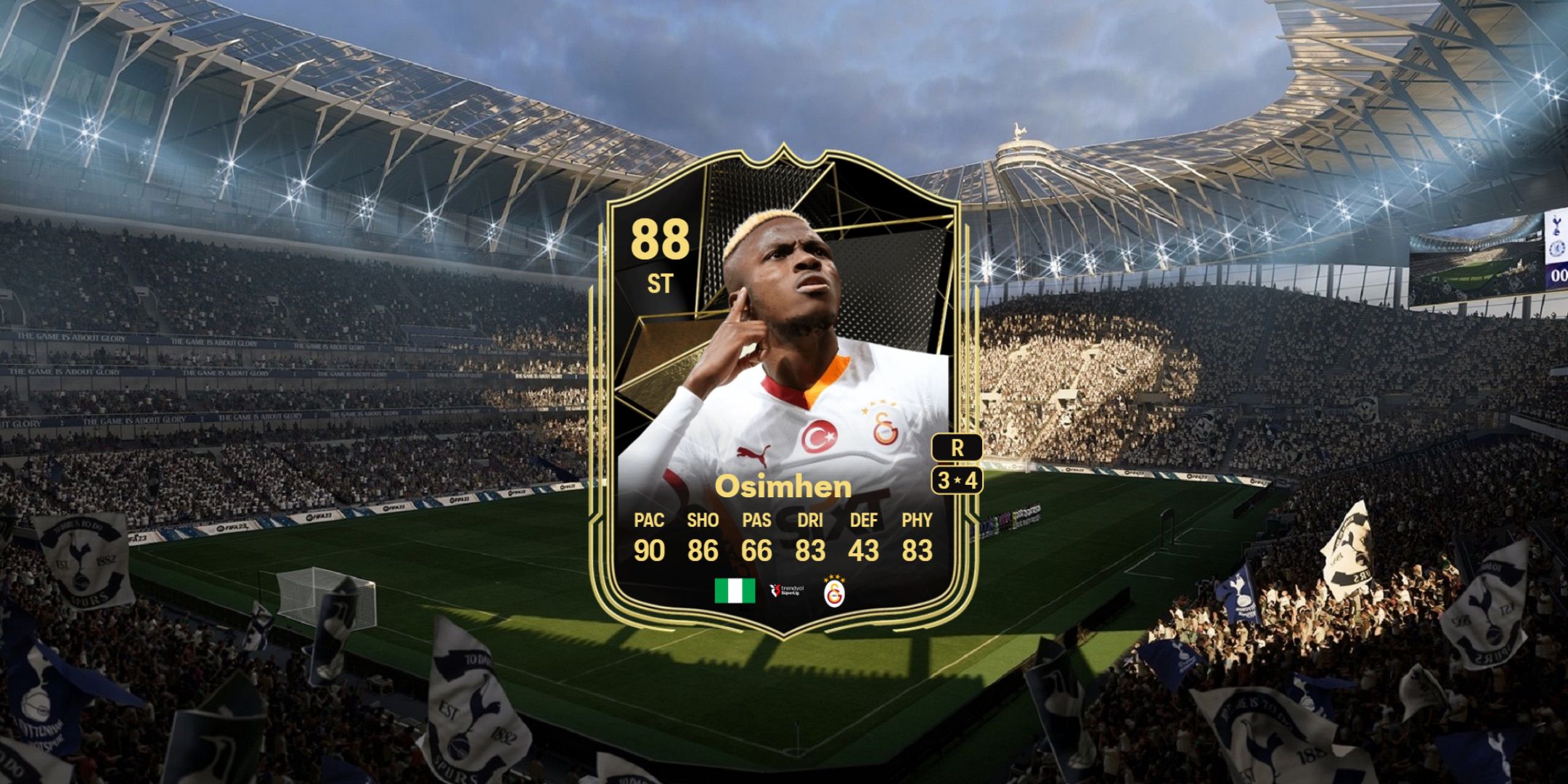 Victor Osimhen's card in EA Sports FC 25.-1