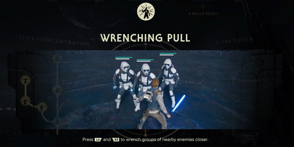 wrenching pull skill