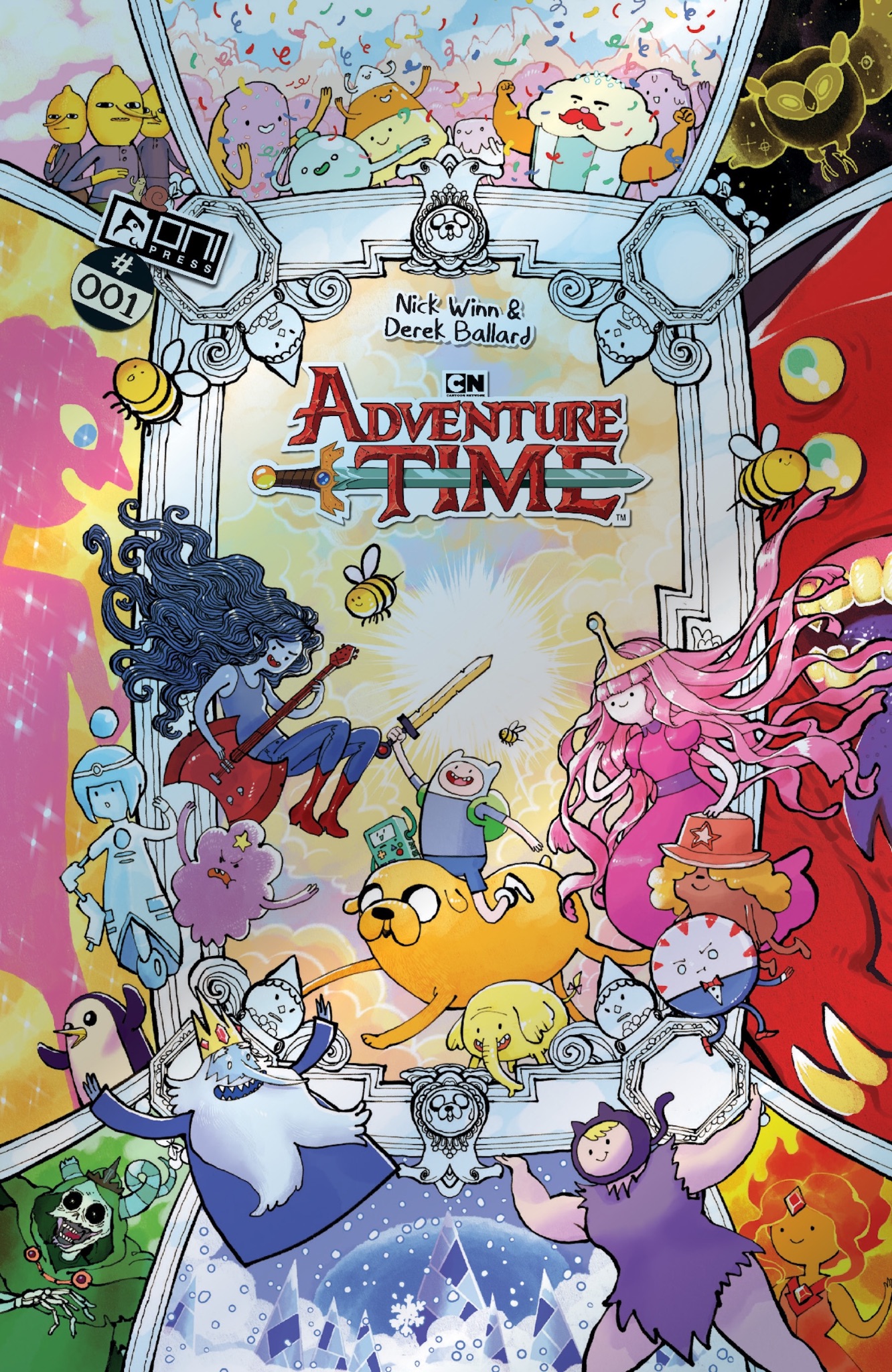 Adventure Time #1 silver foil variant by Trung Le Nguyen.