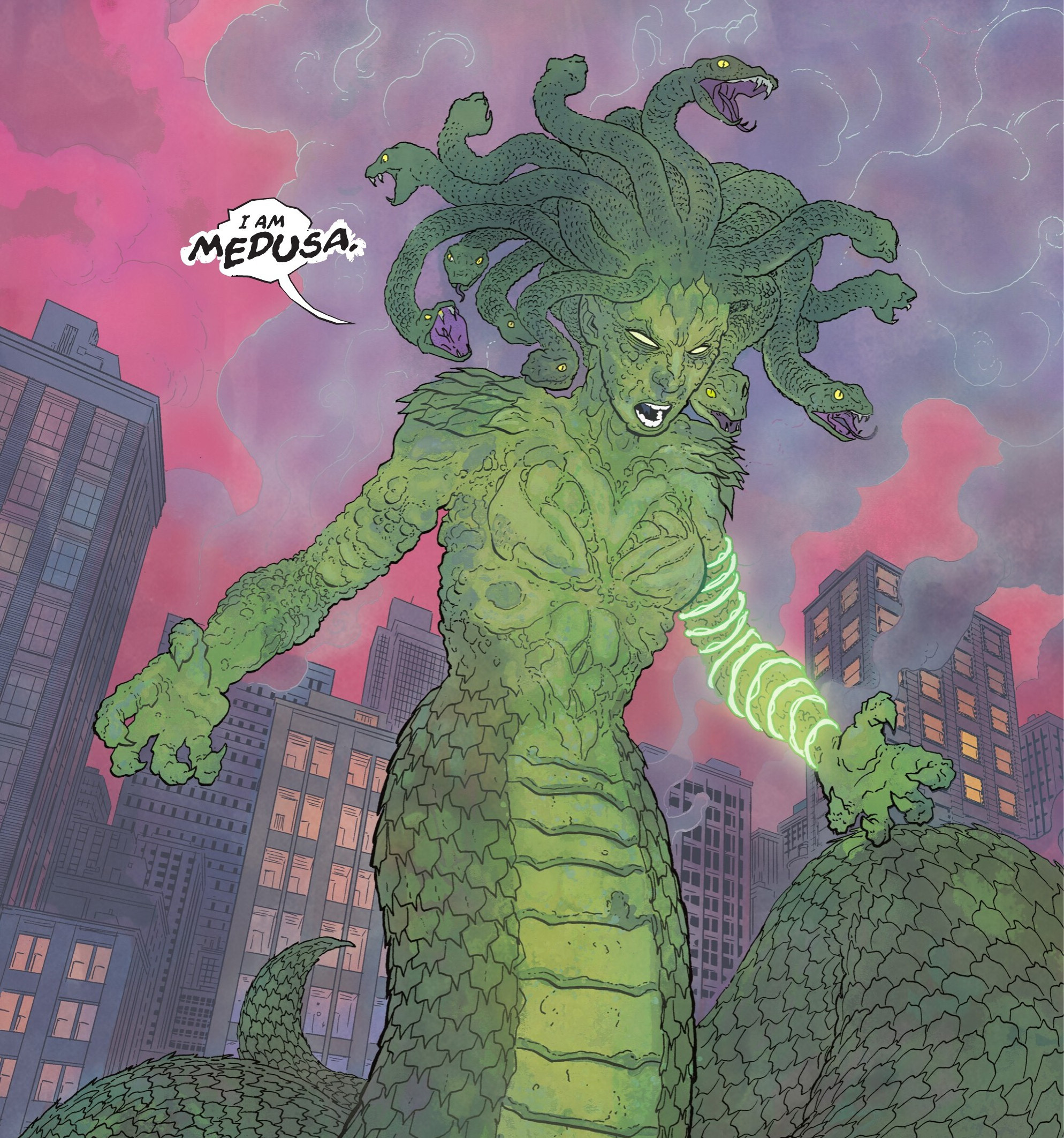 Wonder Woman becomes... Medusa!