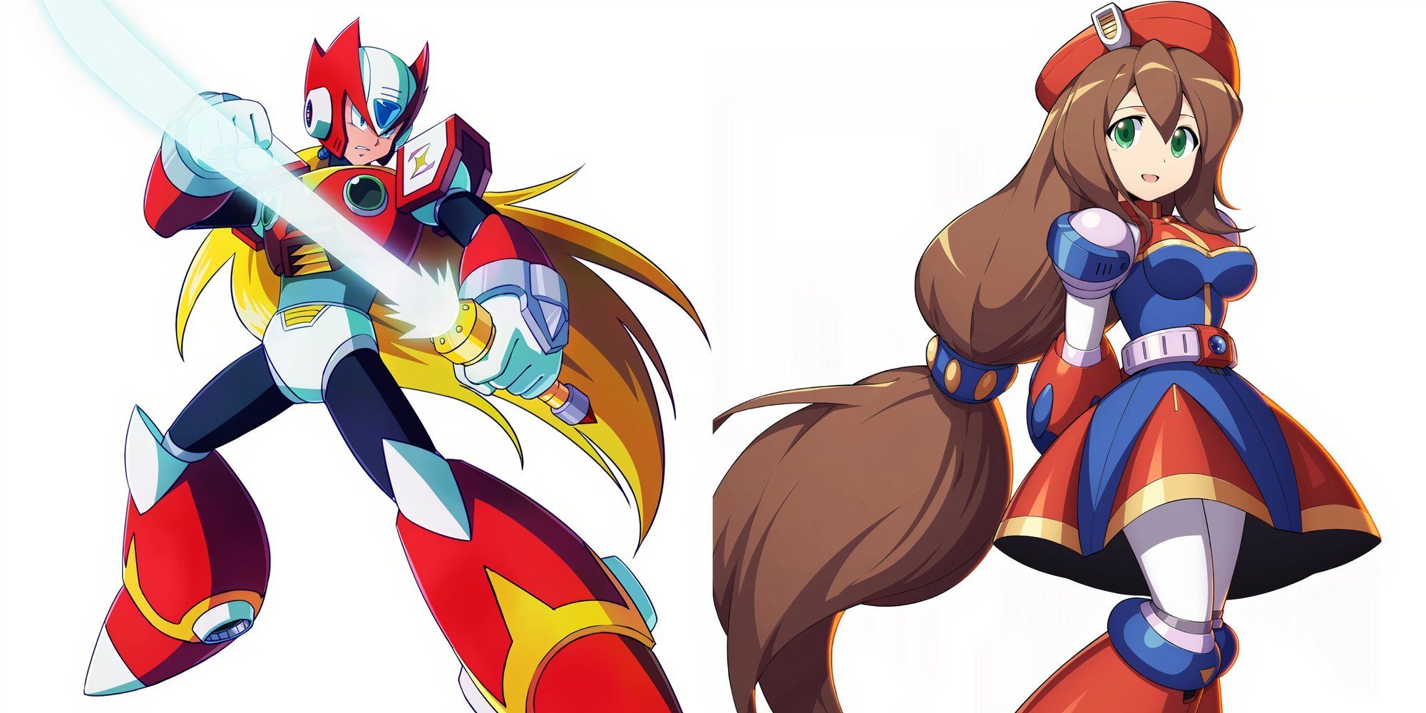 Zero And Iris from Mega Man X4