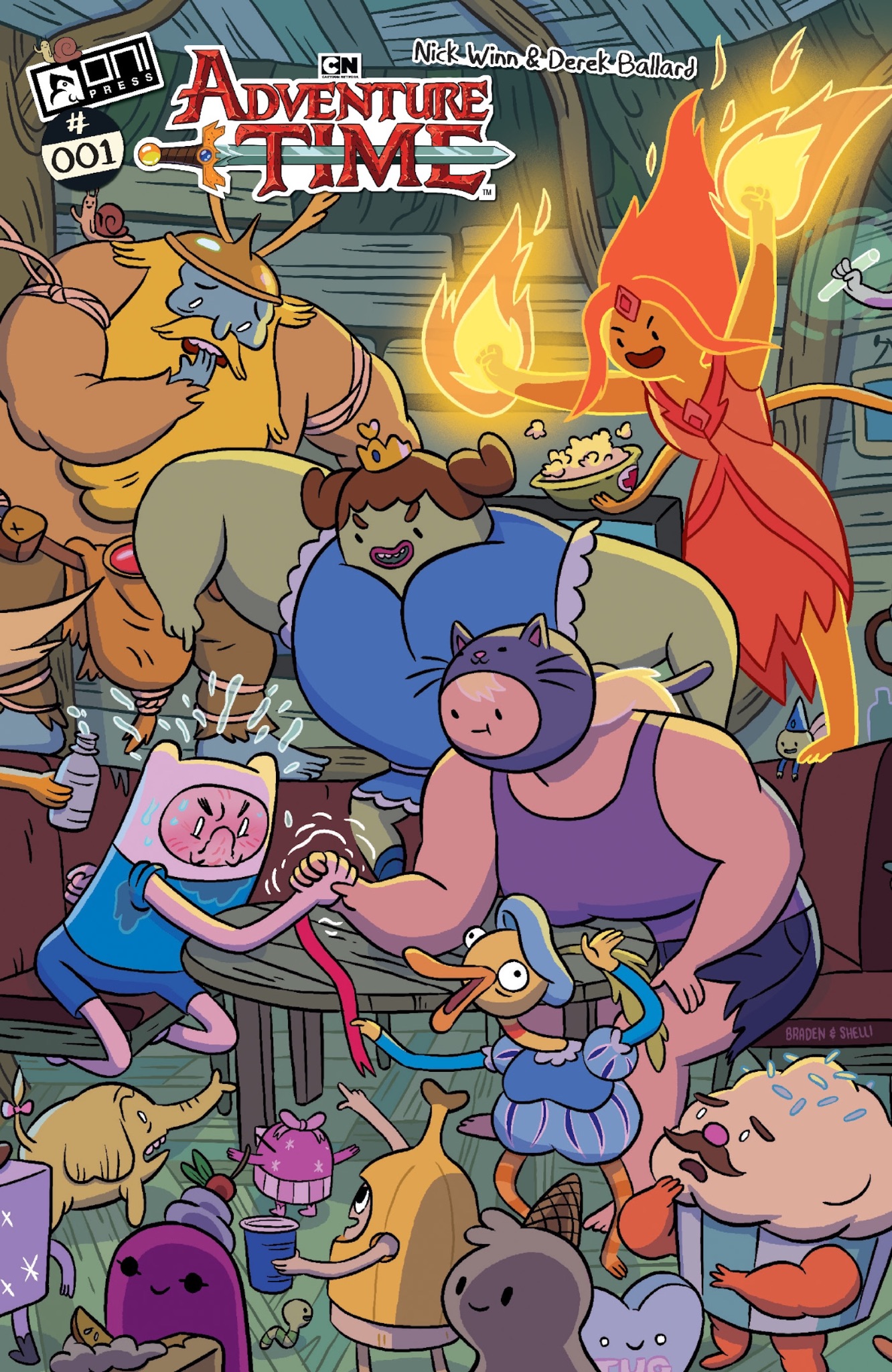 Adventure Time Infinite Interlocking variant by Shelli Paroline and Braden Lamb.