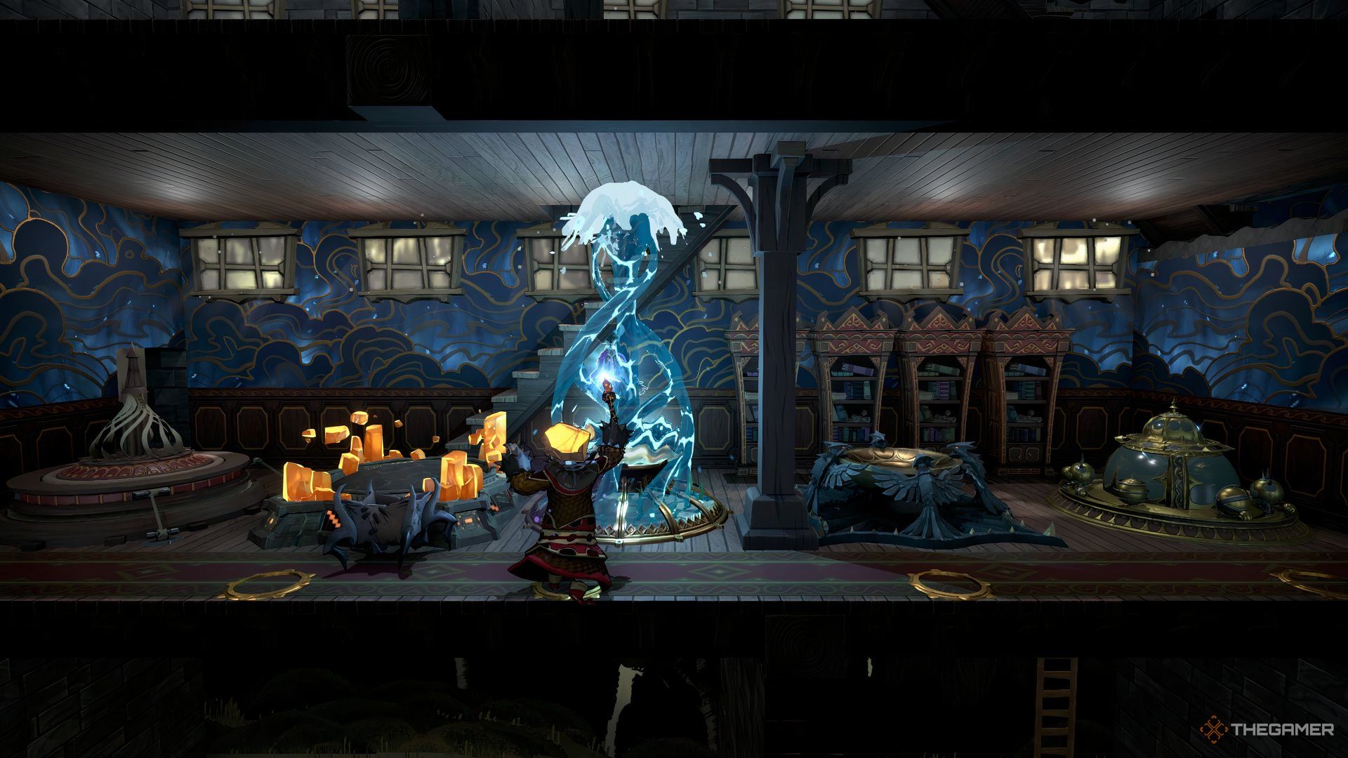 An initiate is promoted to a Water Apprentice in Mind Over Magic.