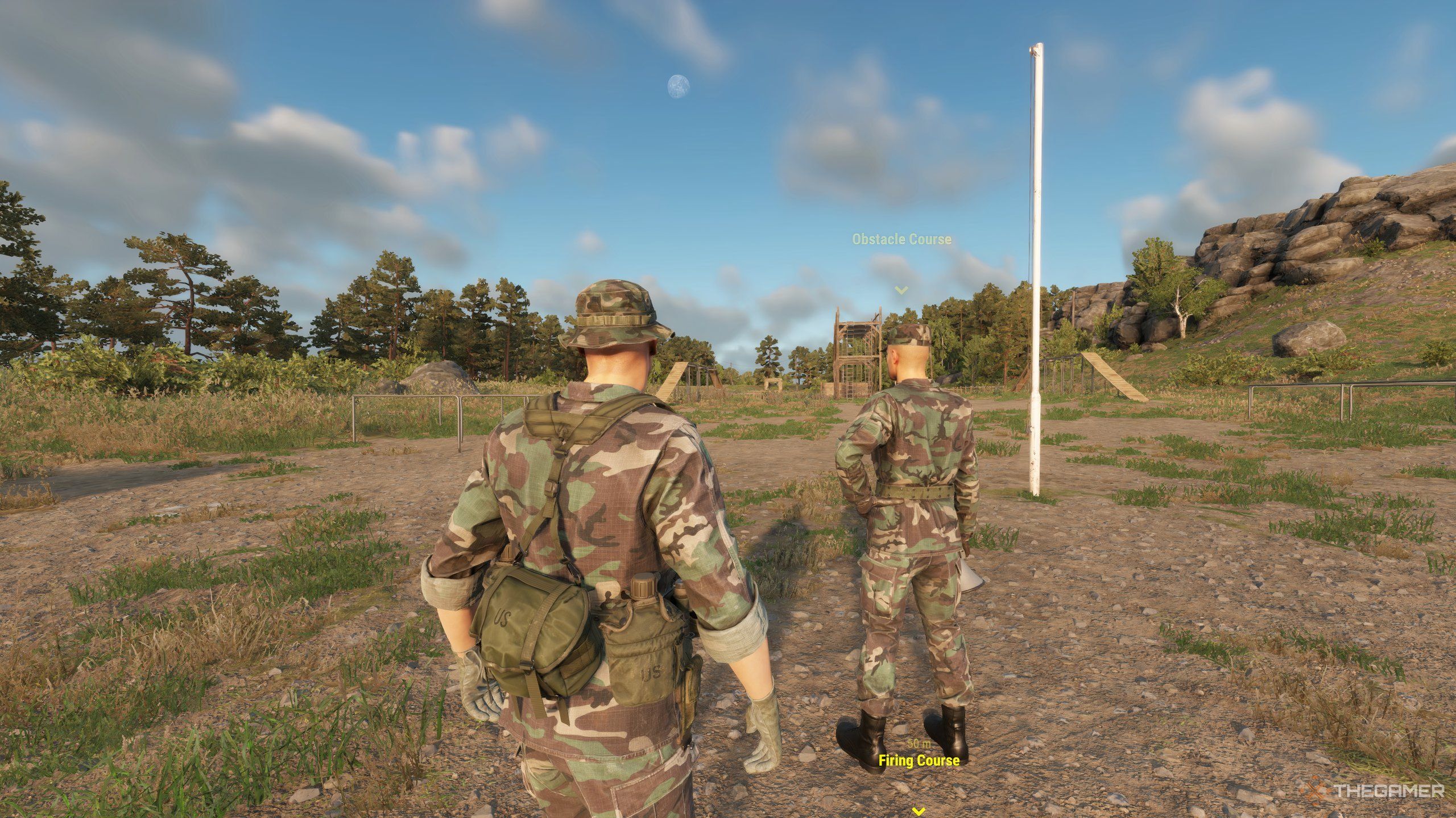 The training course in Arma Reforger's training. 