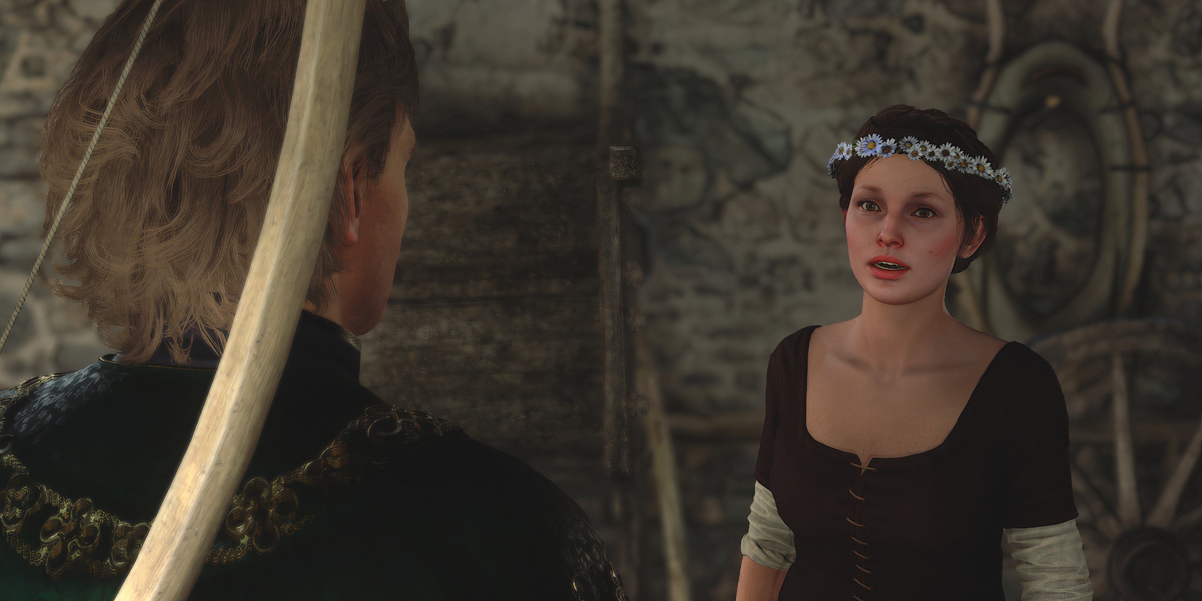 Henry is speaking to a beautiful lady - kcd2