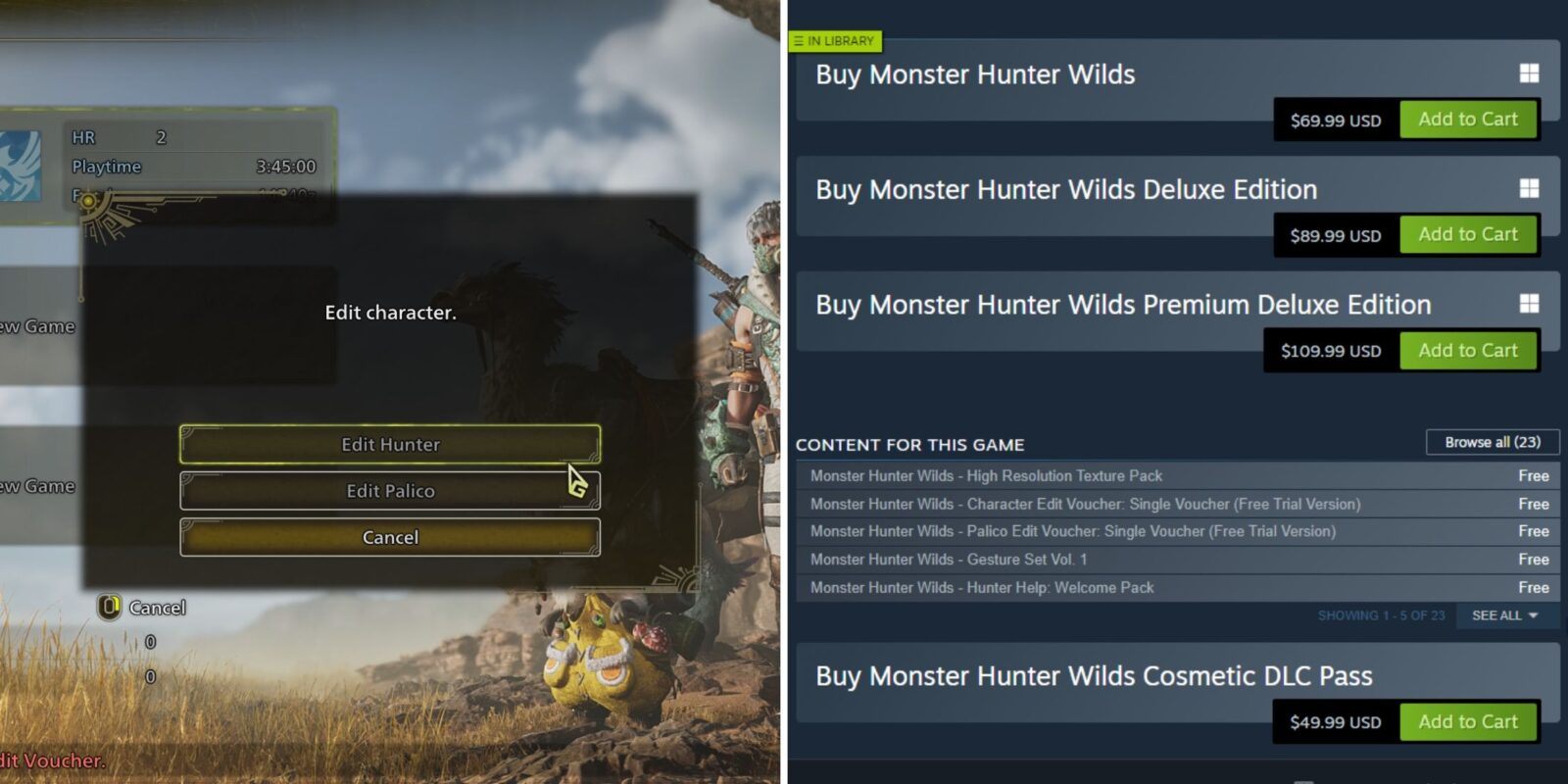 How to Get Character Edit Vouchers in Monster Hunter Wilds