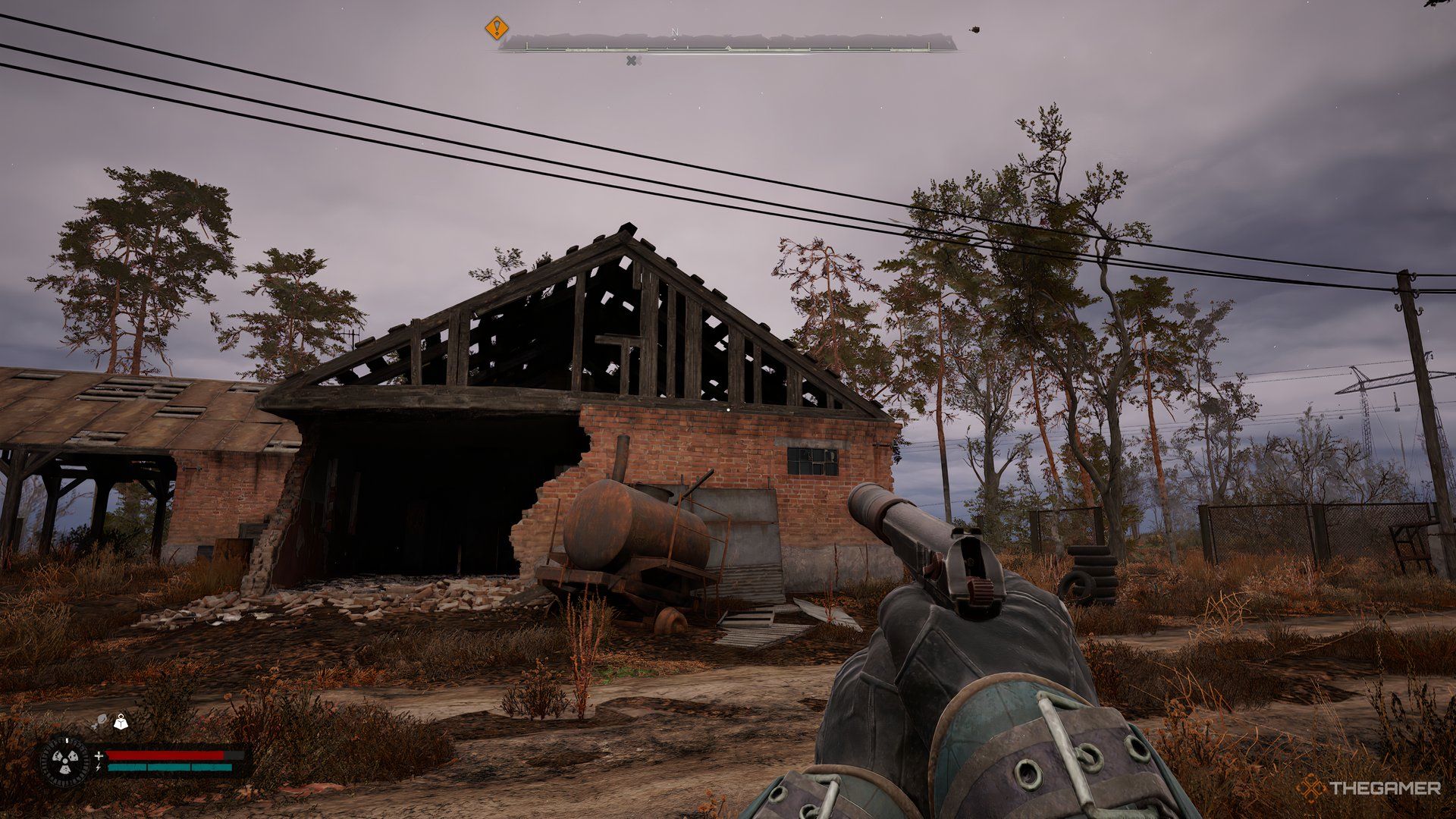 An image showing a broken down house in Stalker 2.