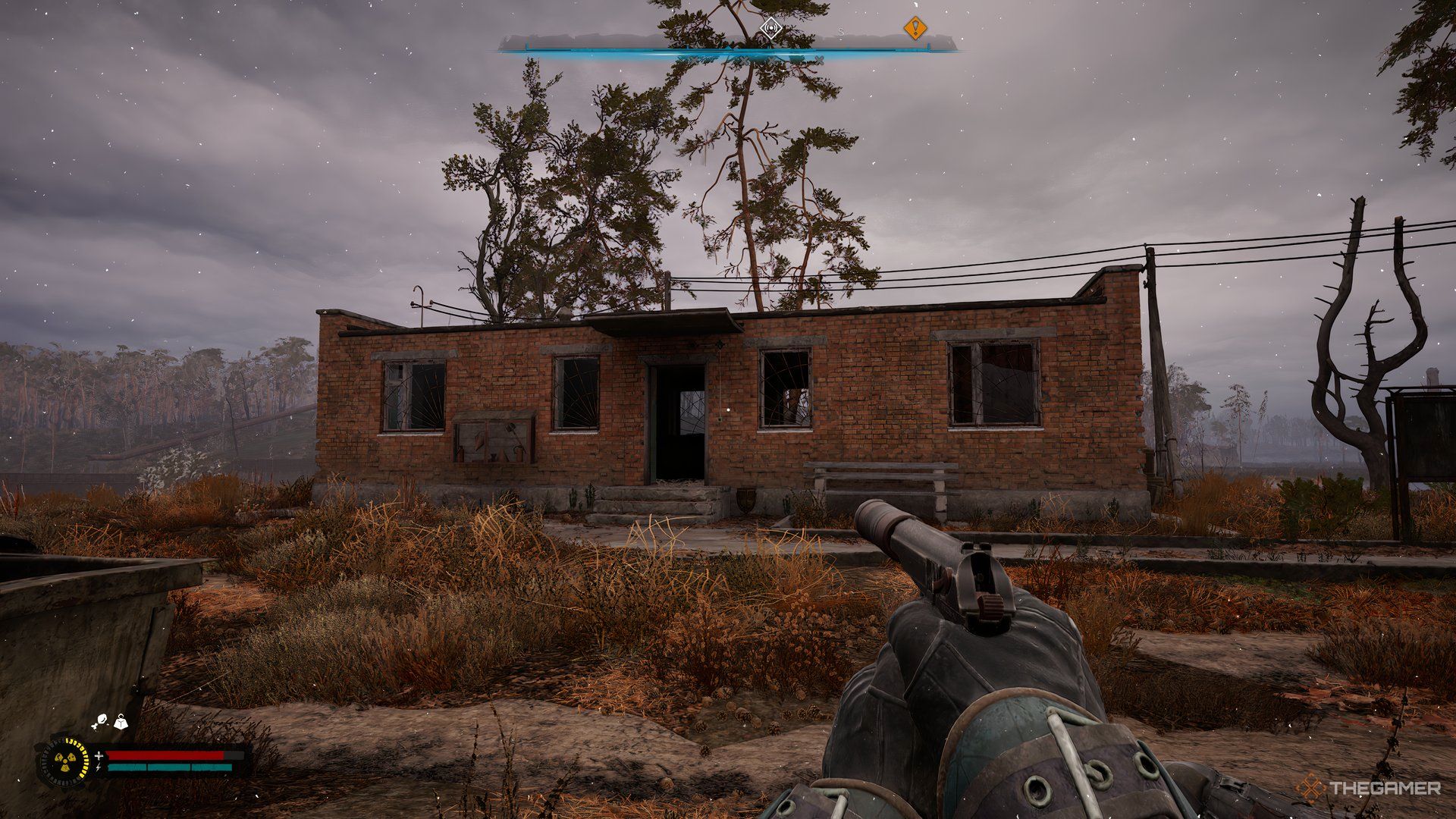 An image showing a bricked long house in Stalker 2.