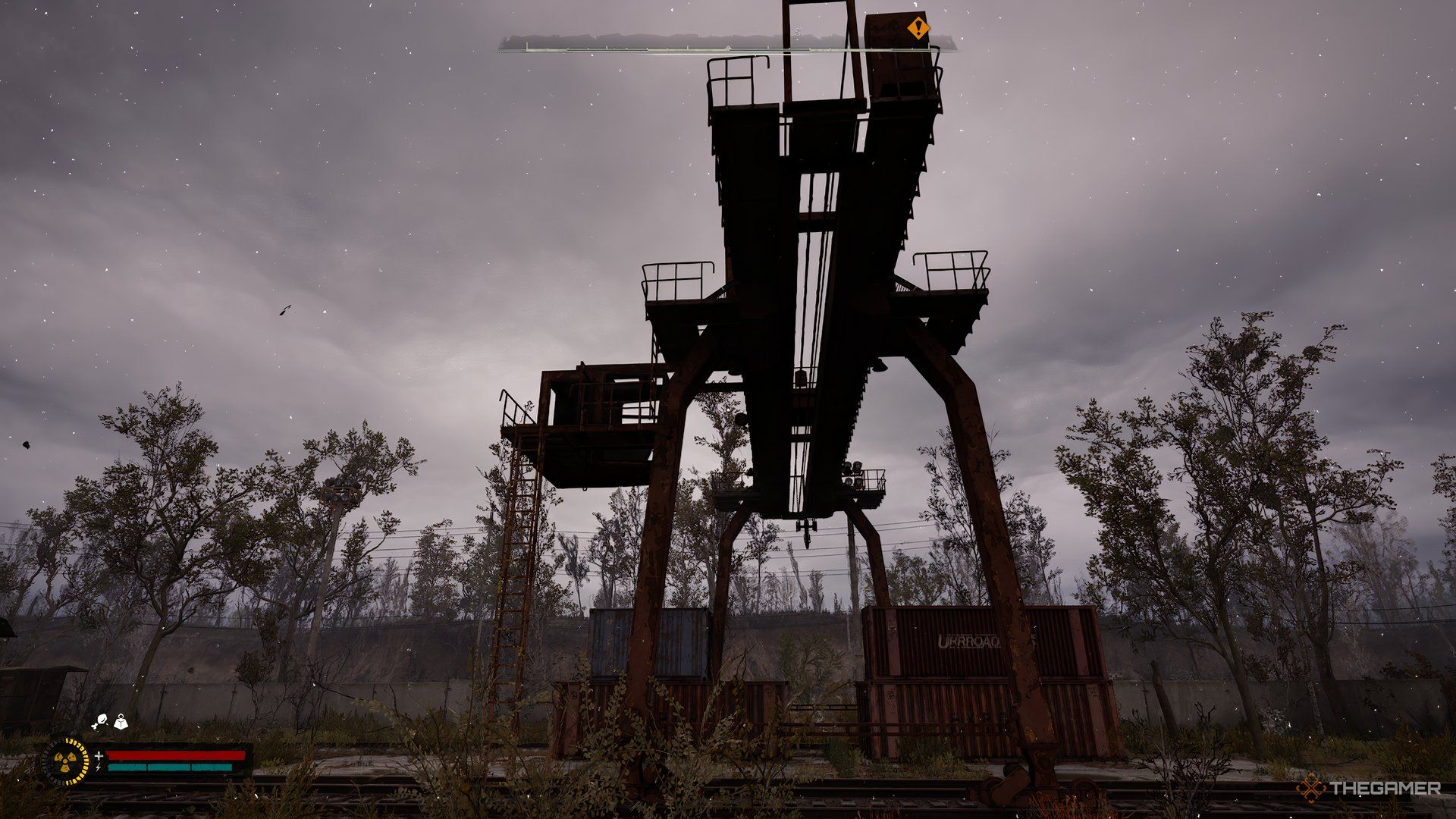 An image showing a container crane in Stalker 2.