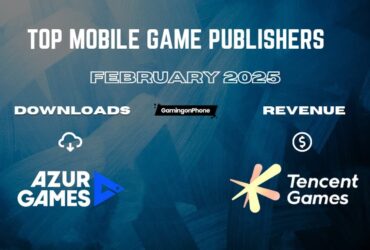 Top Mobile Game Publishers February 2025