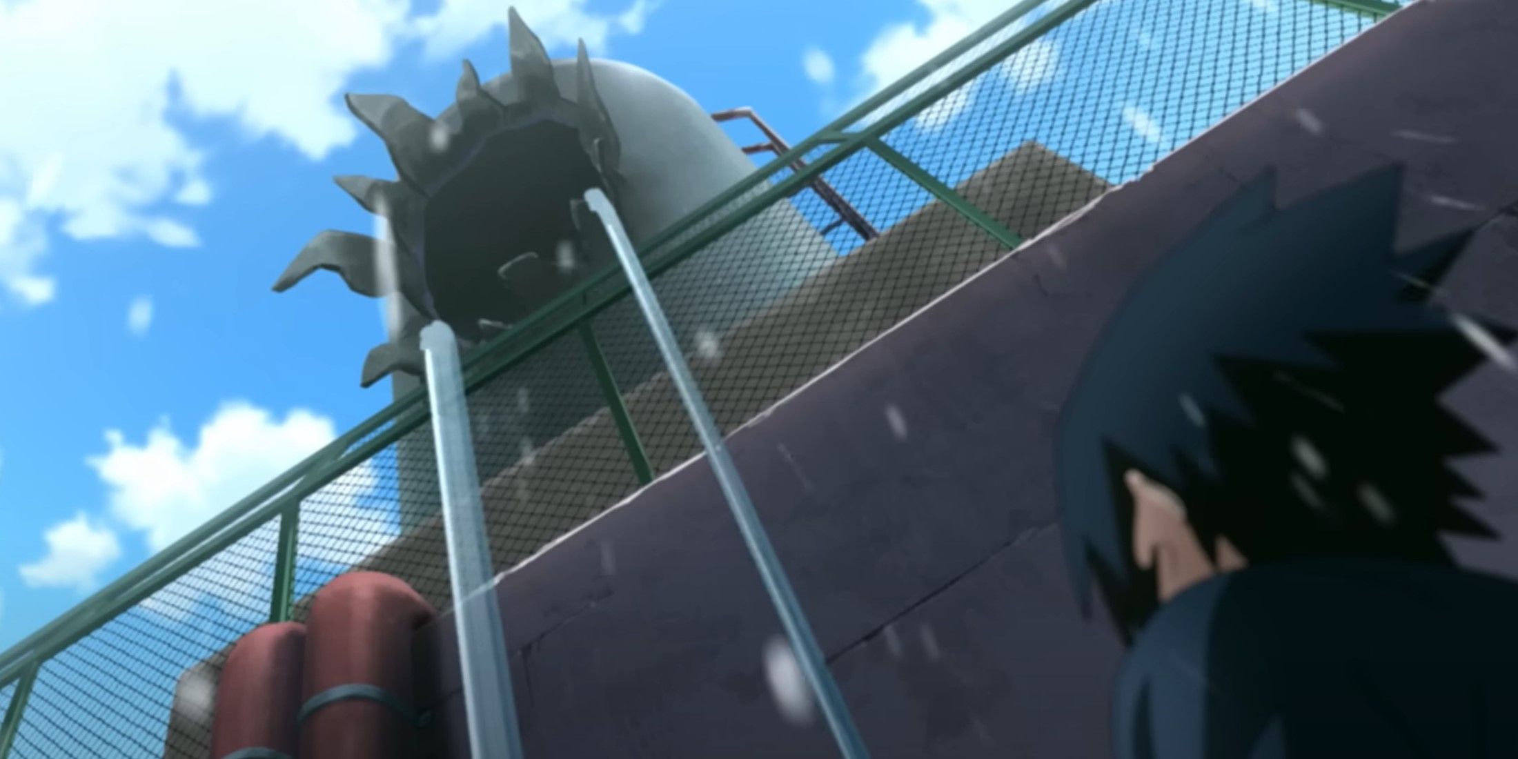 Naruto Sasuke Water Tank Rasengan
