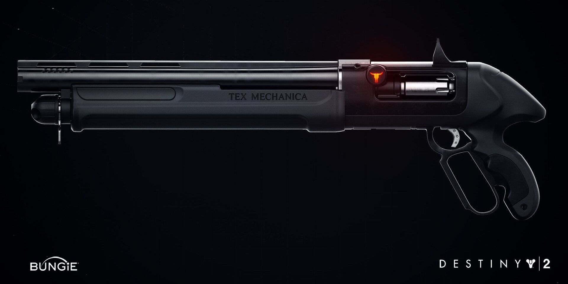 Destiny 2 The Chaperone Shotgun render.