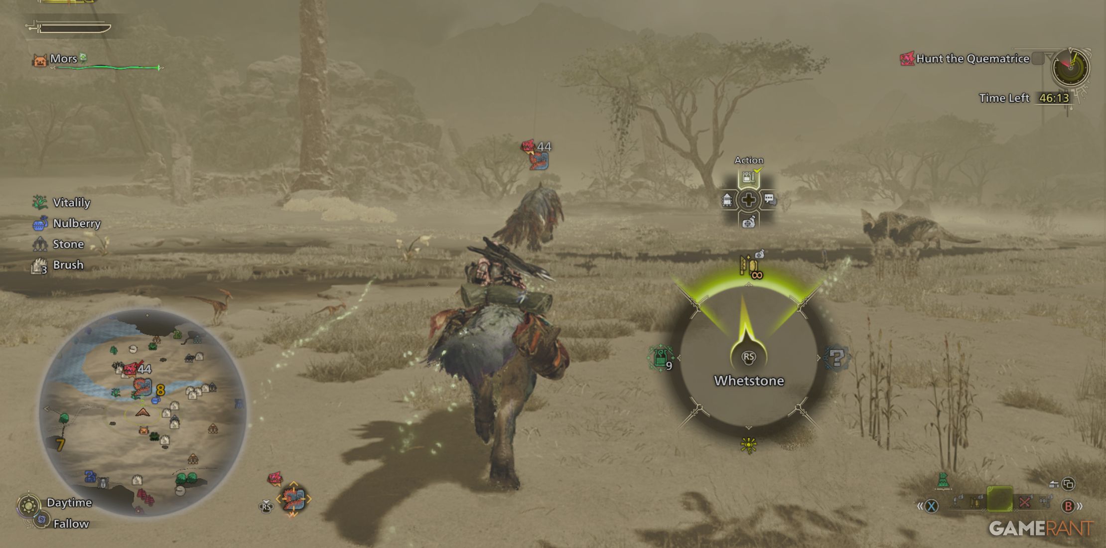 Dull weapons deal less damage in Monster Hunter Wilds, making frequent whetstone use essential