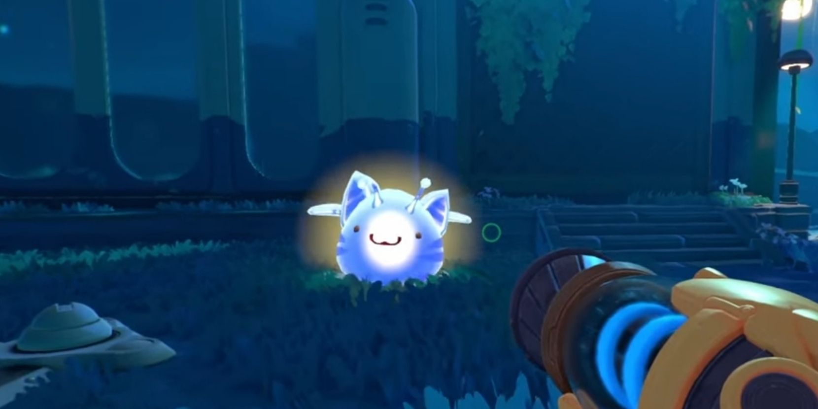 Tabby phosphor largo slime in Slime Rancher 2.