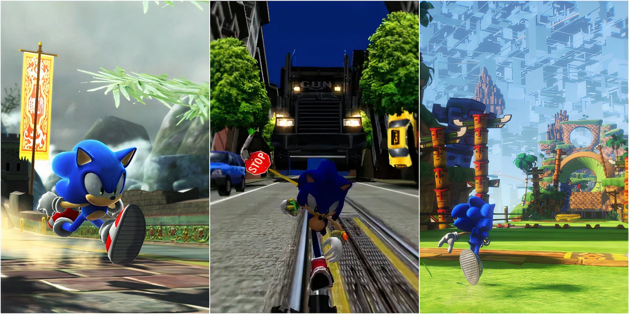 Sonic running