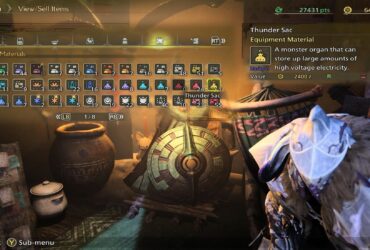 Where to Get a Thunder Sac in Monster Hunter Wilds