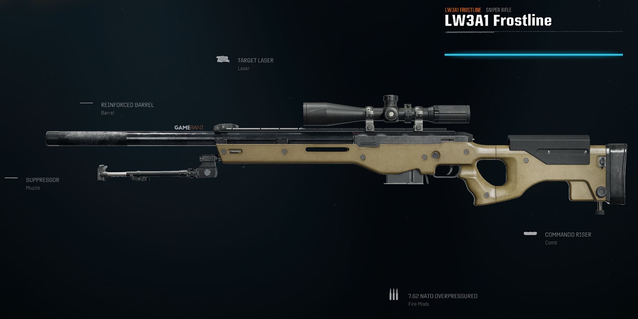 the best LW3A1 Frostline attachments and loadout for Warzone 