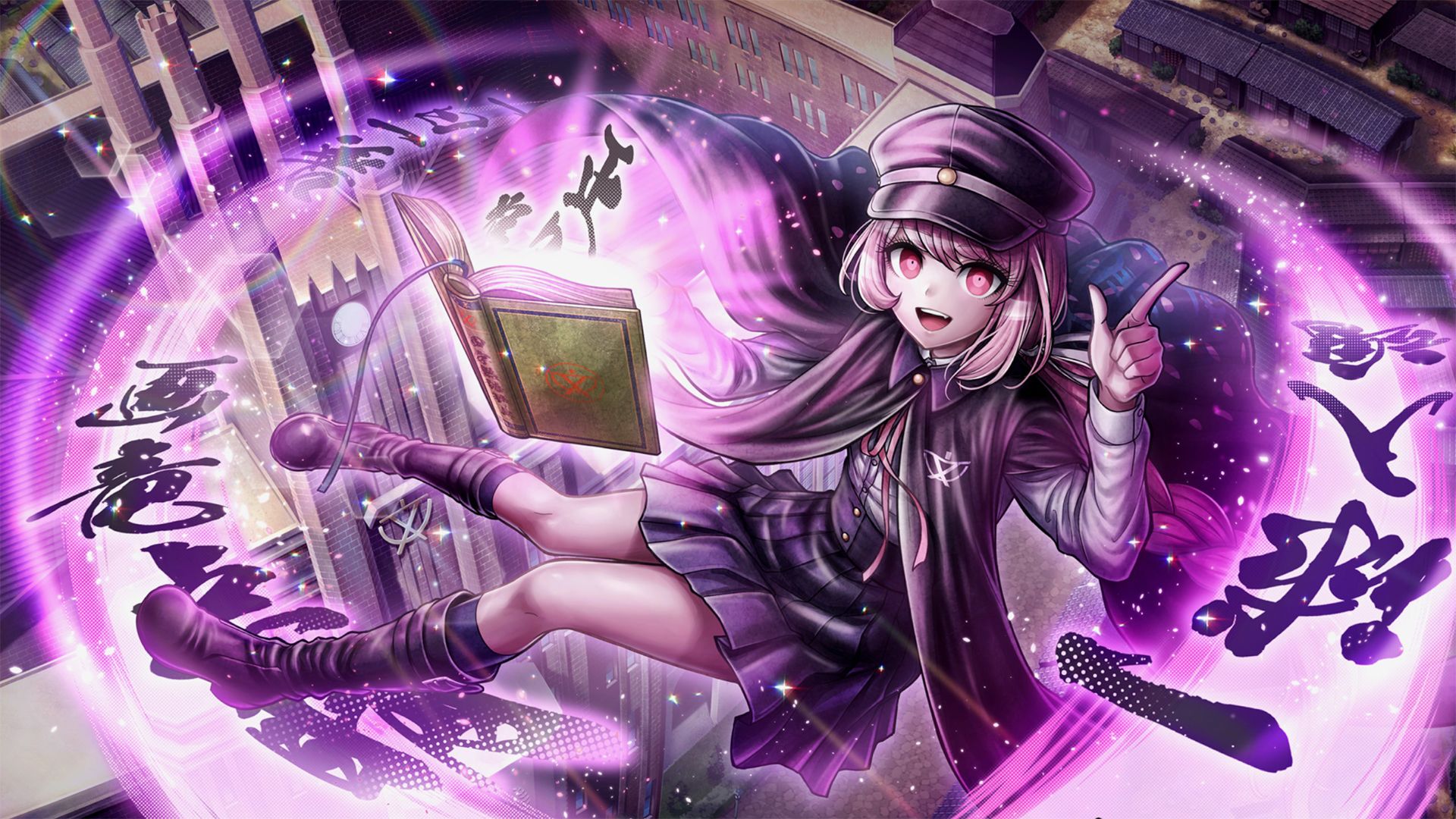 The full character art for Tsuruko Semba in Tribe Nine.