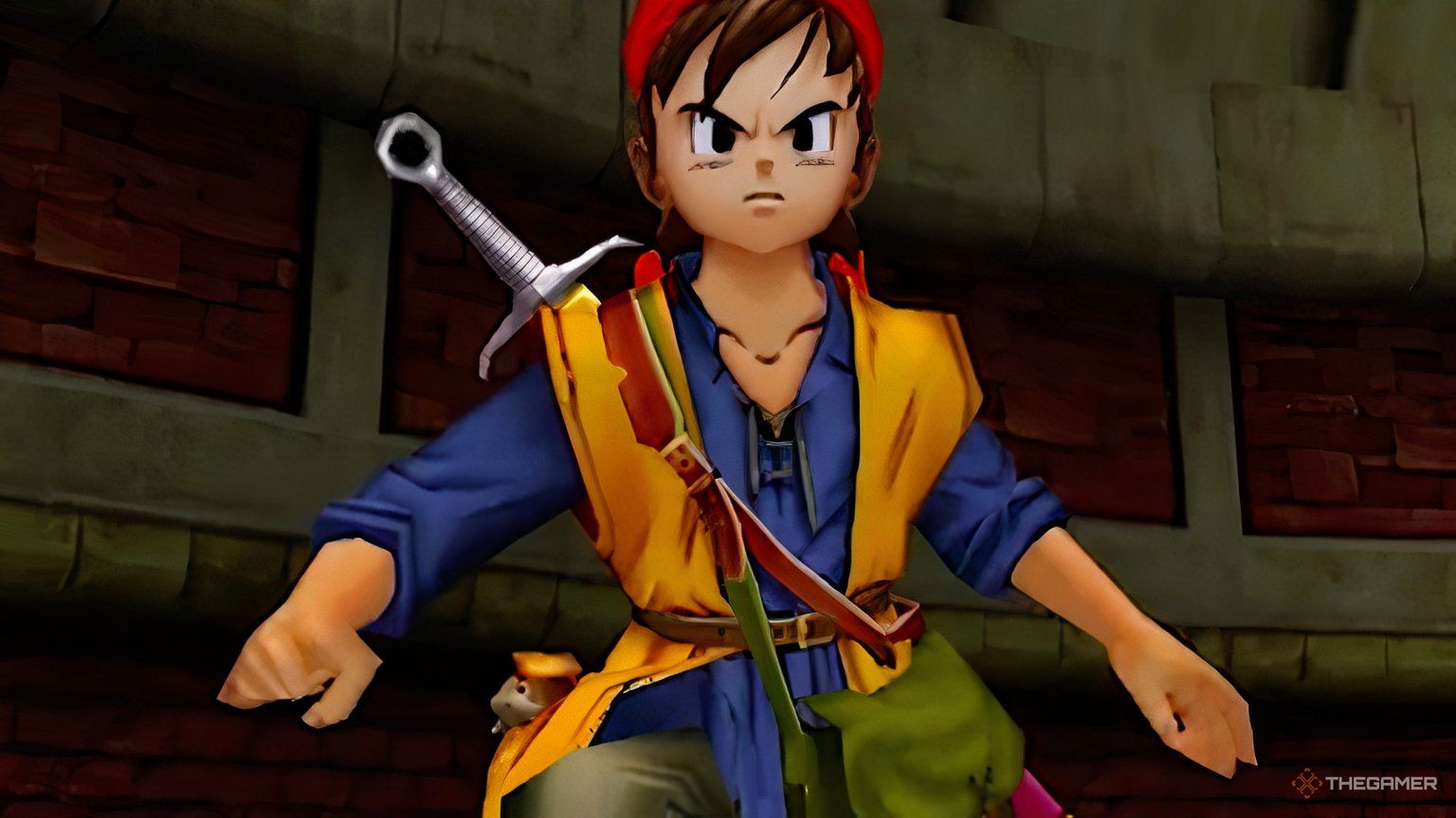 The hero from Dragon Quest 8.