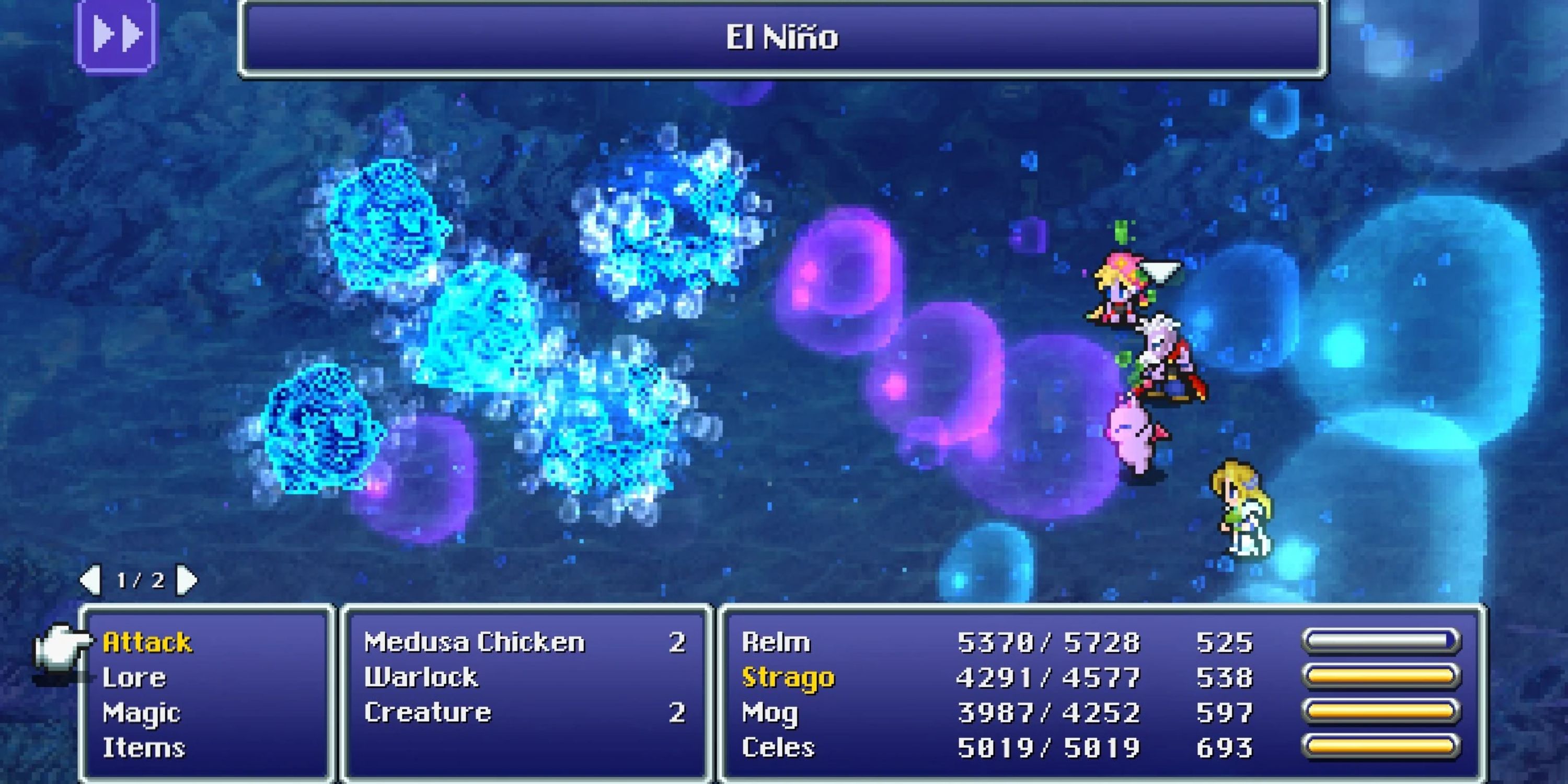 Mog's Dance in Final Fantasy 6