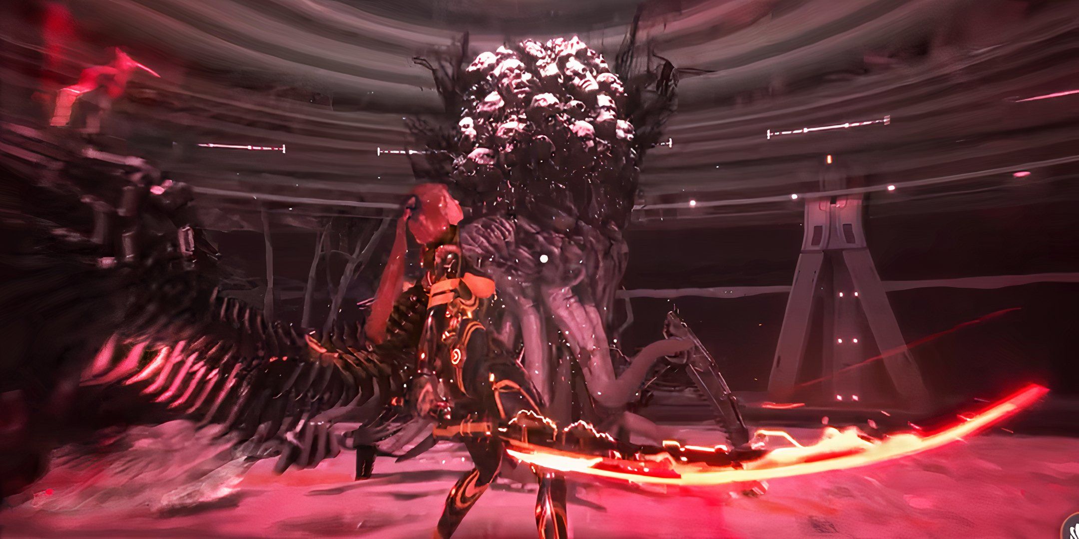 Eve fighting enemy in Tachy Mode in stellar Blade