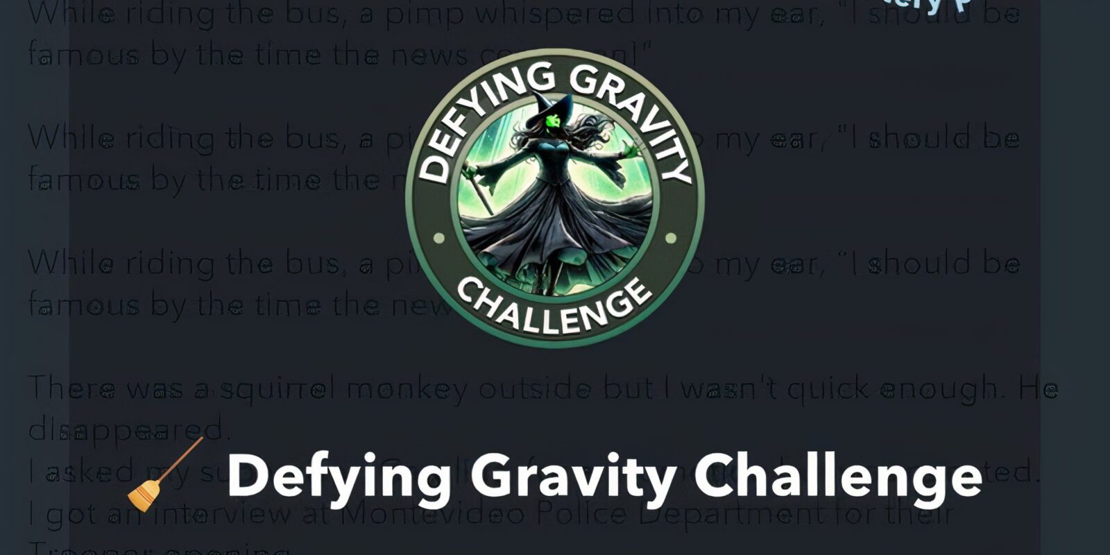 How to Complete the Defying Gravity Challenge