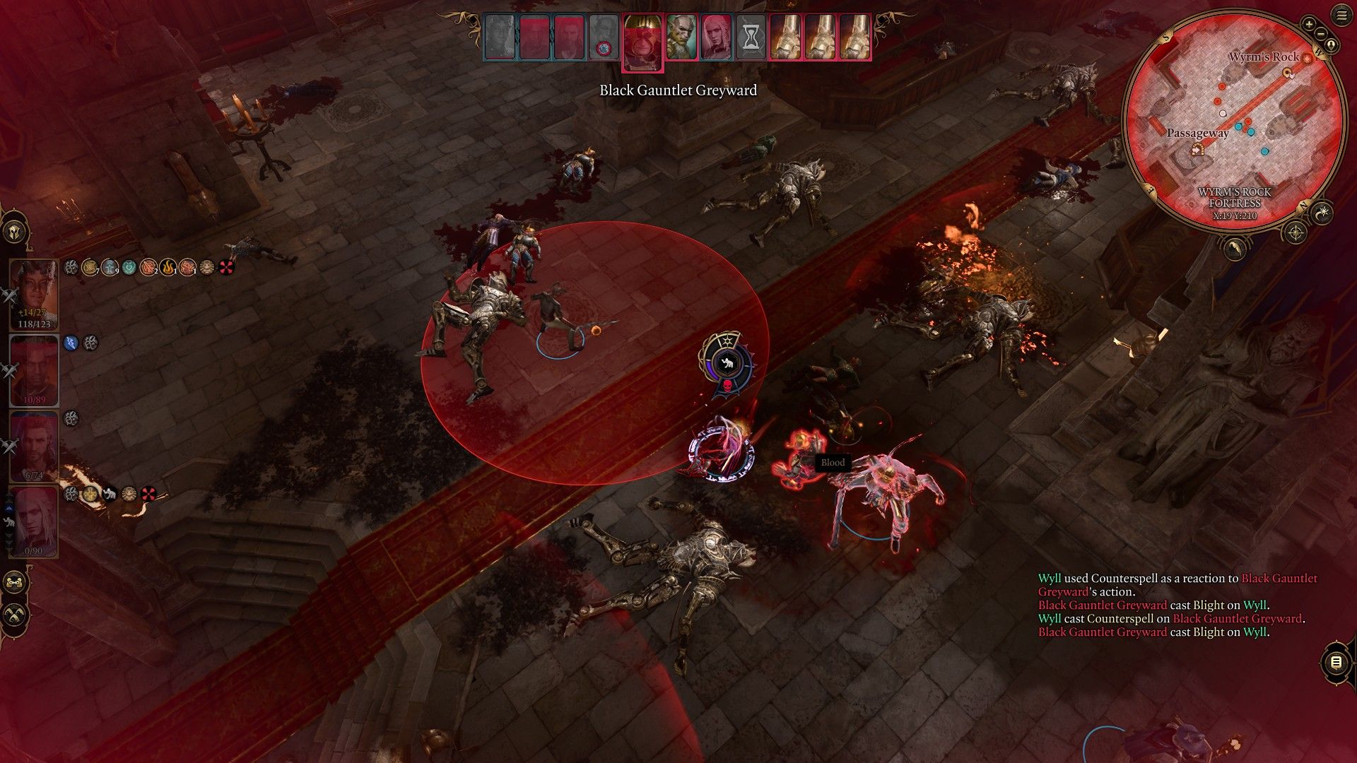 Party Members Struggle And Fall Unconscious As They Fall Victim To Audience Hall Grenade Traps In Baldur's Gate 3.