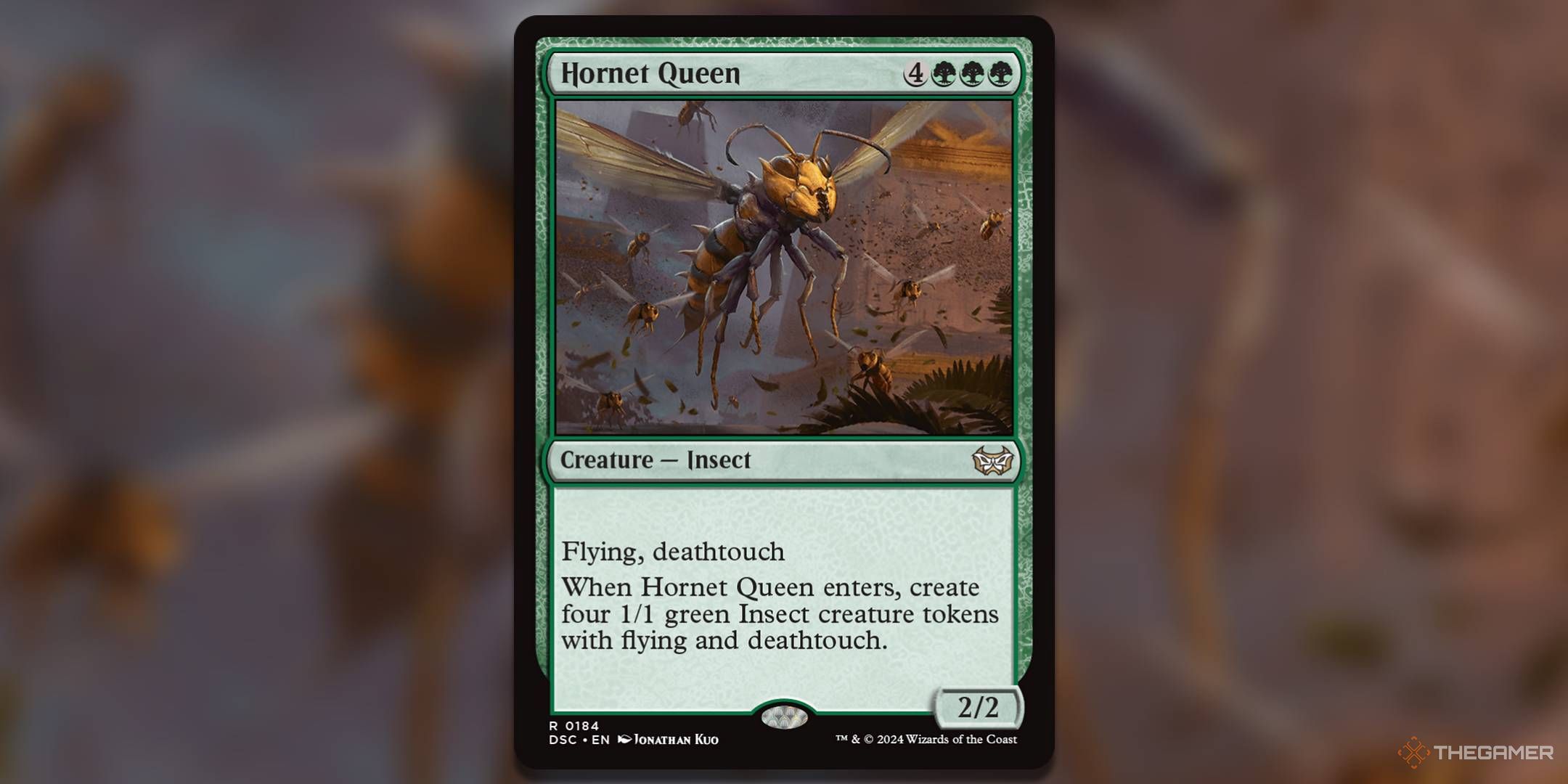 Image of Hornet Queen card in Magic: The Gathering.